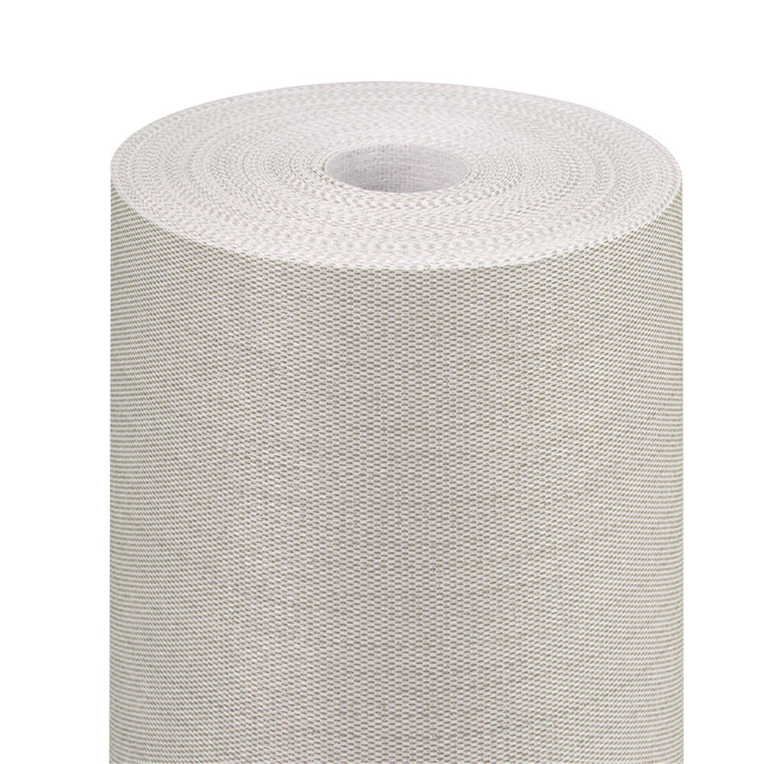 Nappe jetable effet tissu grise en rouleau 1,20 x 25 m