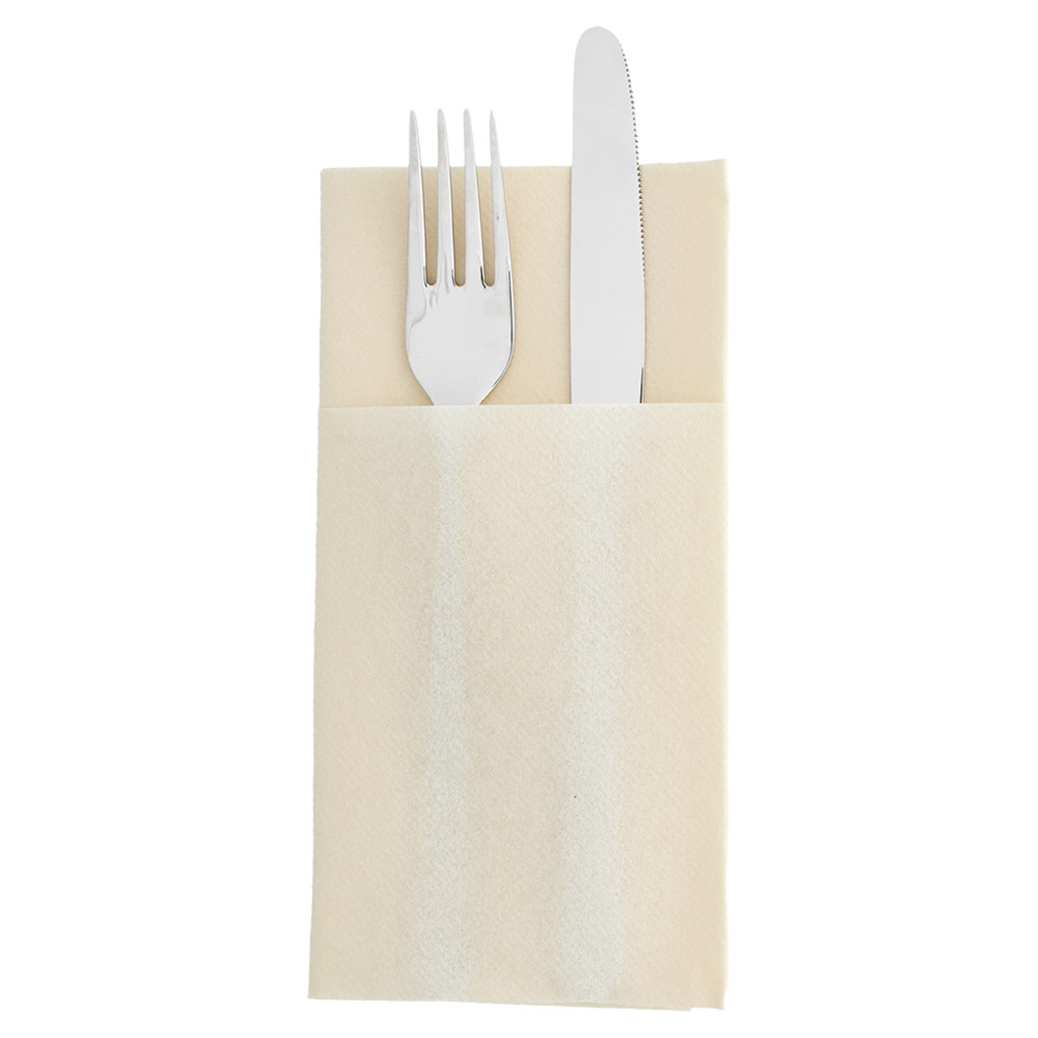 Serviette kangourou intissée ivoire 40x40 (carton de 700) - ProSaveurs