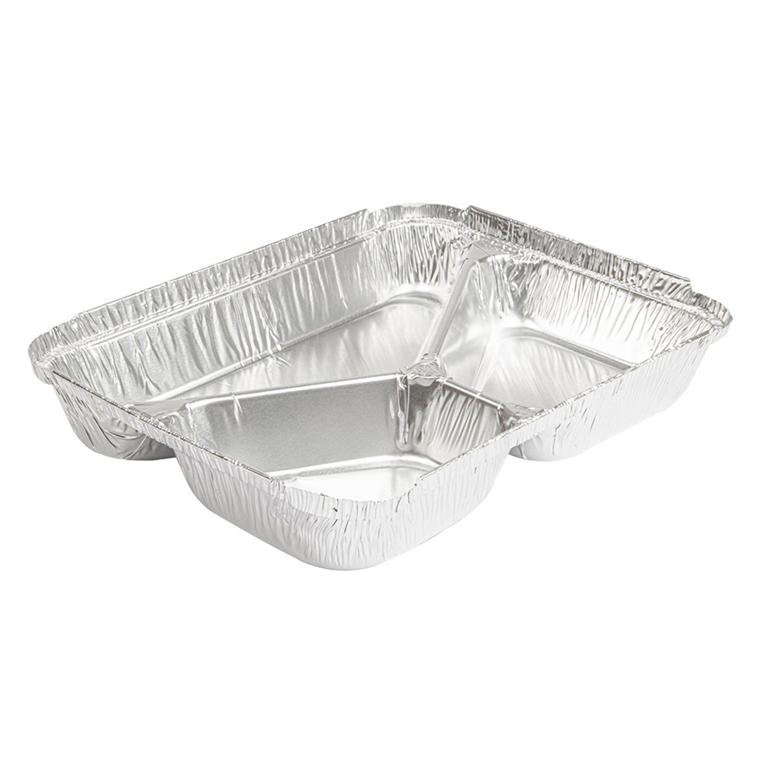 800 plateaux-repas 3 compartiments en alu 22x17 cm - ProSaveurs