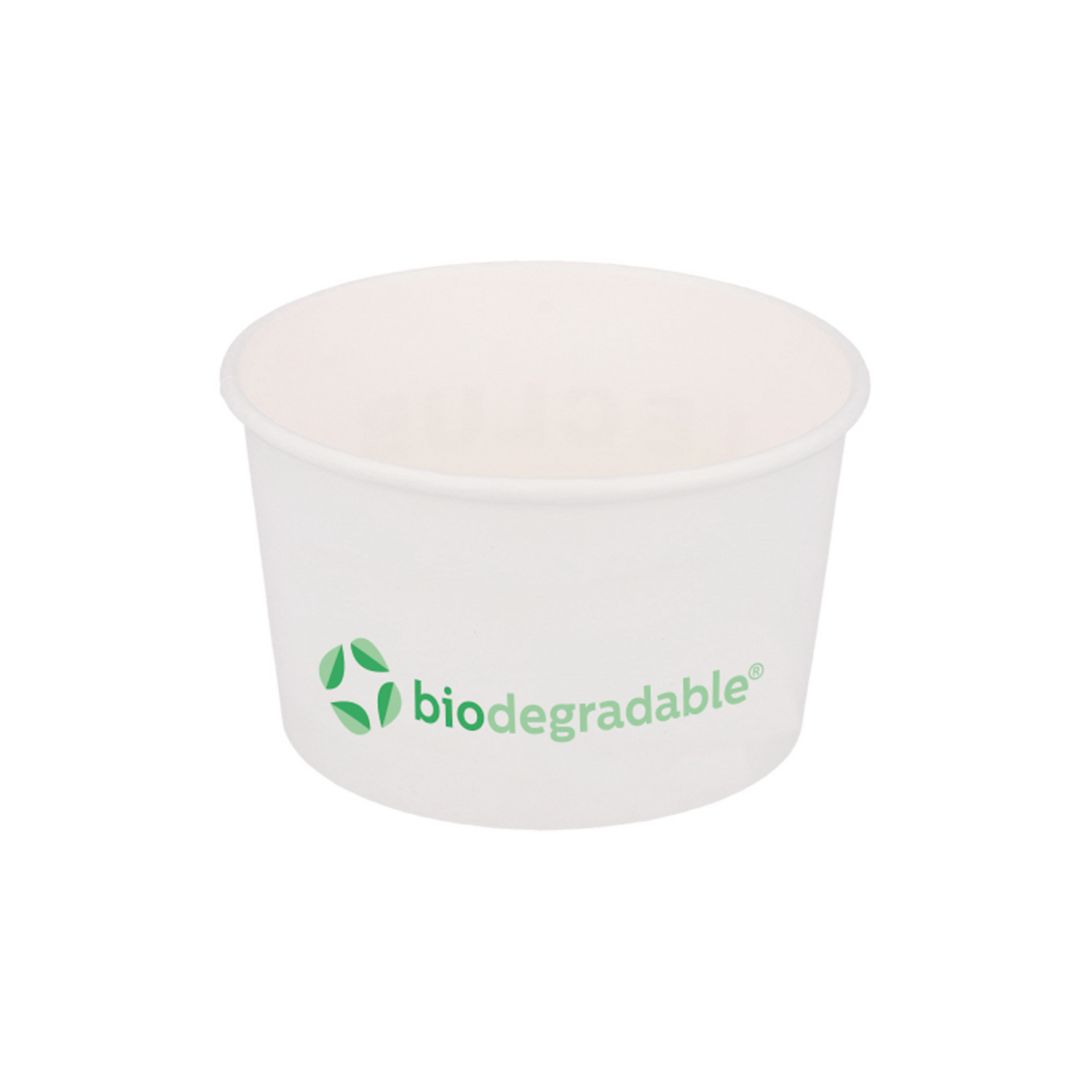 Pot à glace 240 ml en carton et bioplastique 2 à 3 boules (carton de 2000) - ProSaveurs