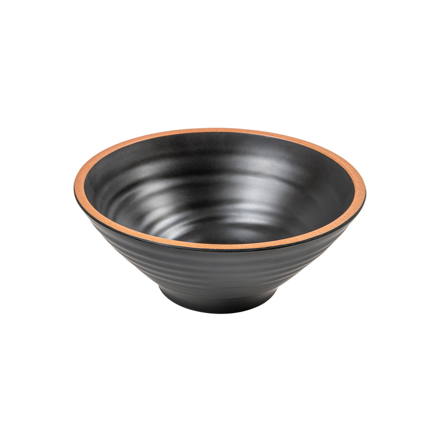 Saladier noir 1600 ml en mélamine par 6 - ProSaveurs