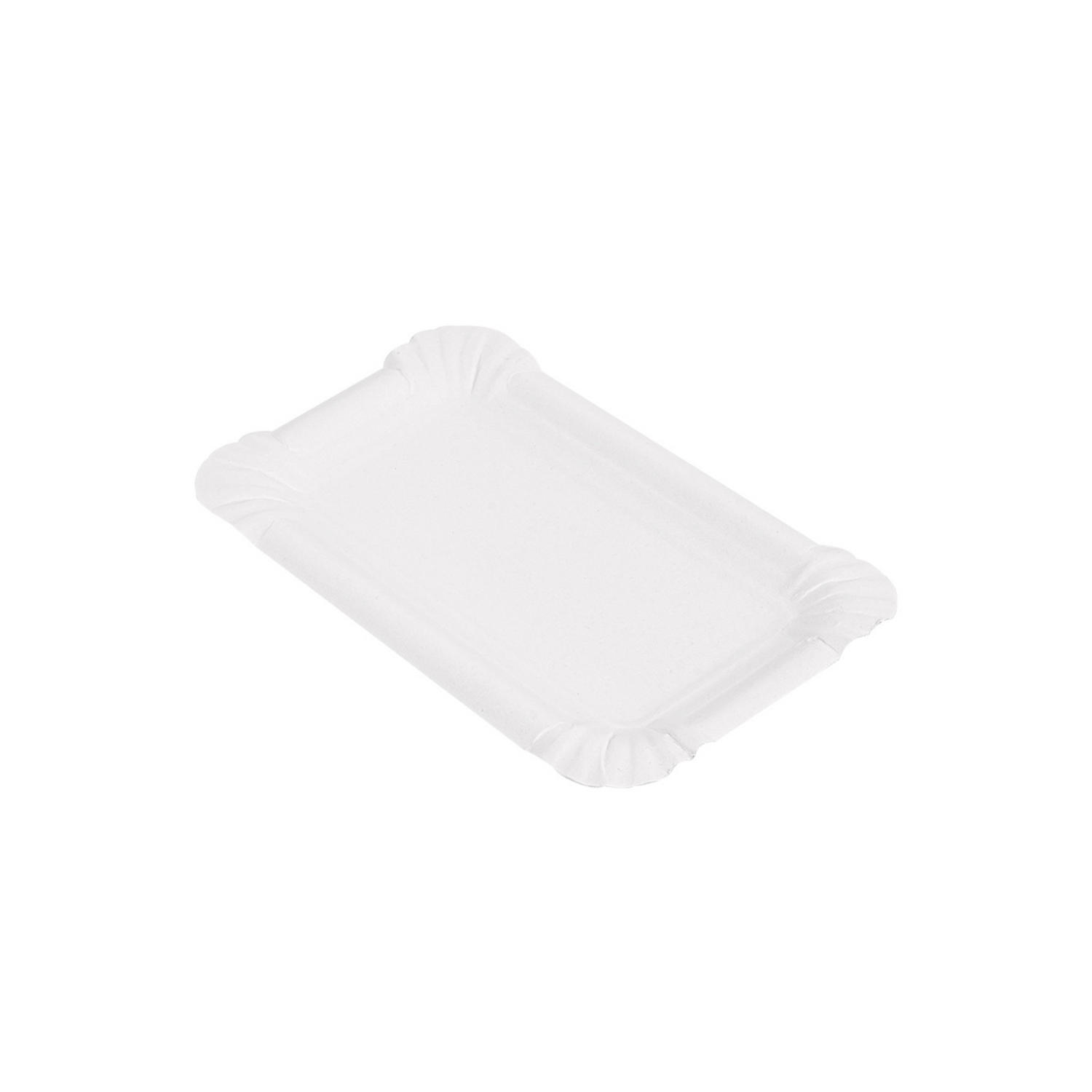 Plateau 20x13 cm en carton blanc par 250