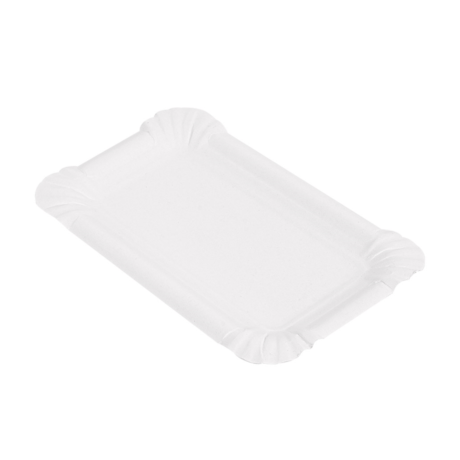Plateau 50x40 cm en carton blanc par 25