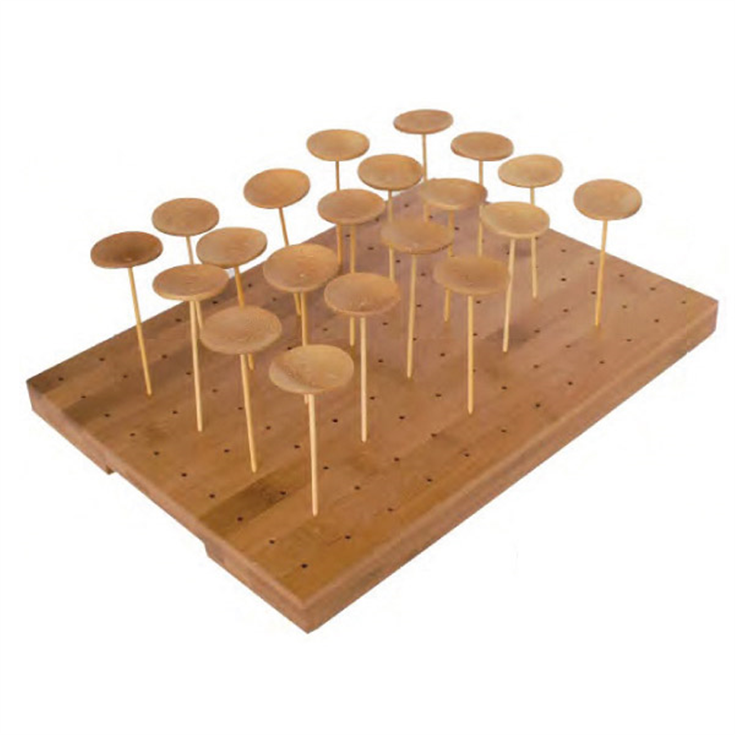 Plateau en bambou 25x30 cm pour 120 piques