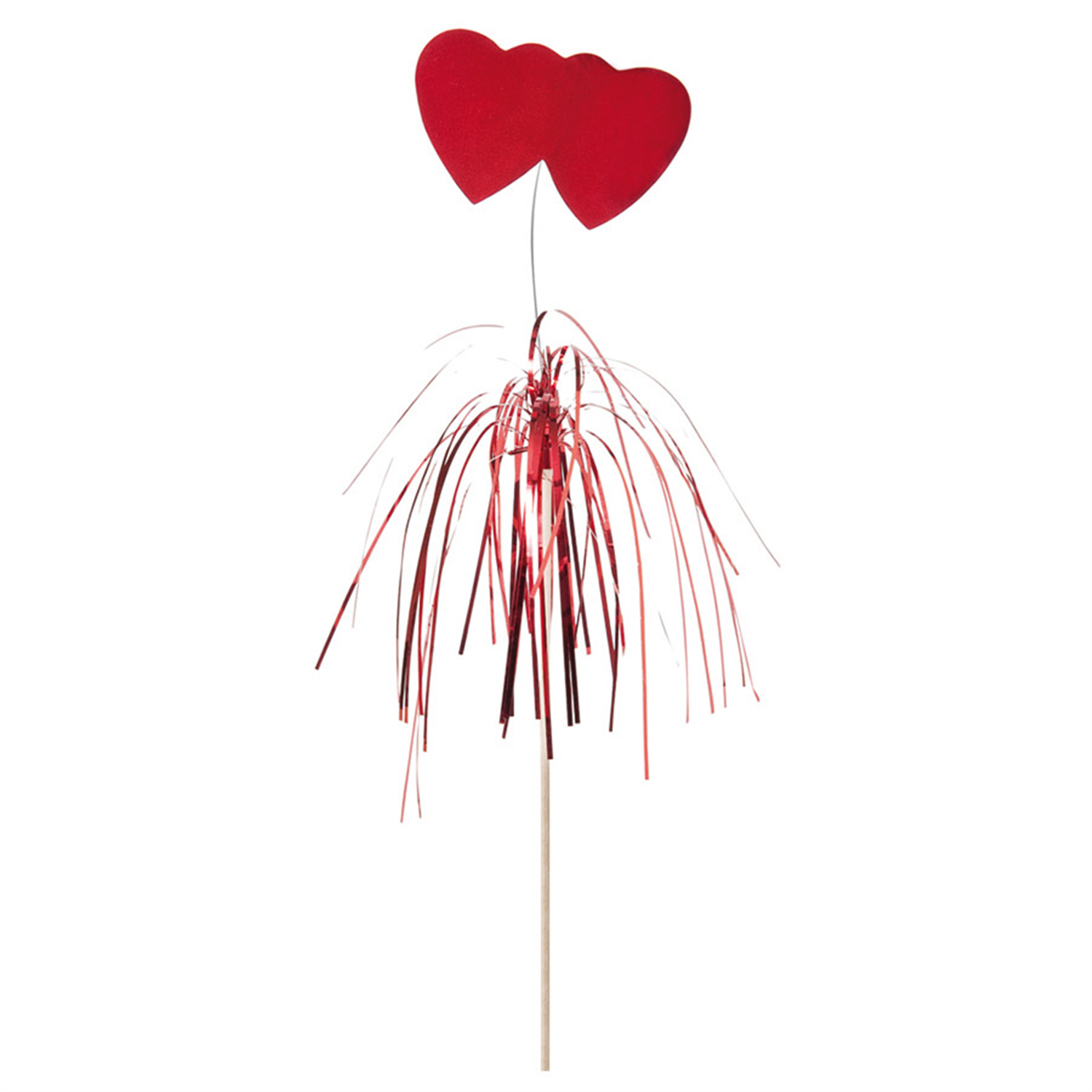 Assortiment de piques déco coeur 15 cm (paquet de 100)