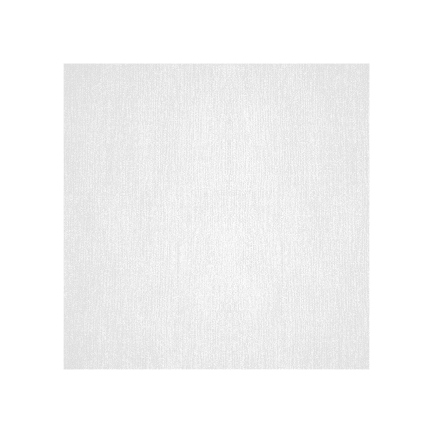 Nappe coupée pliée en papier gaufré blanc 120x120 cm par 200