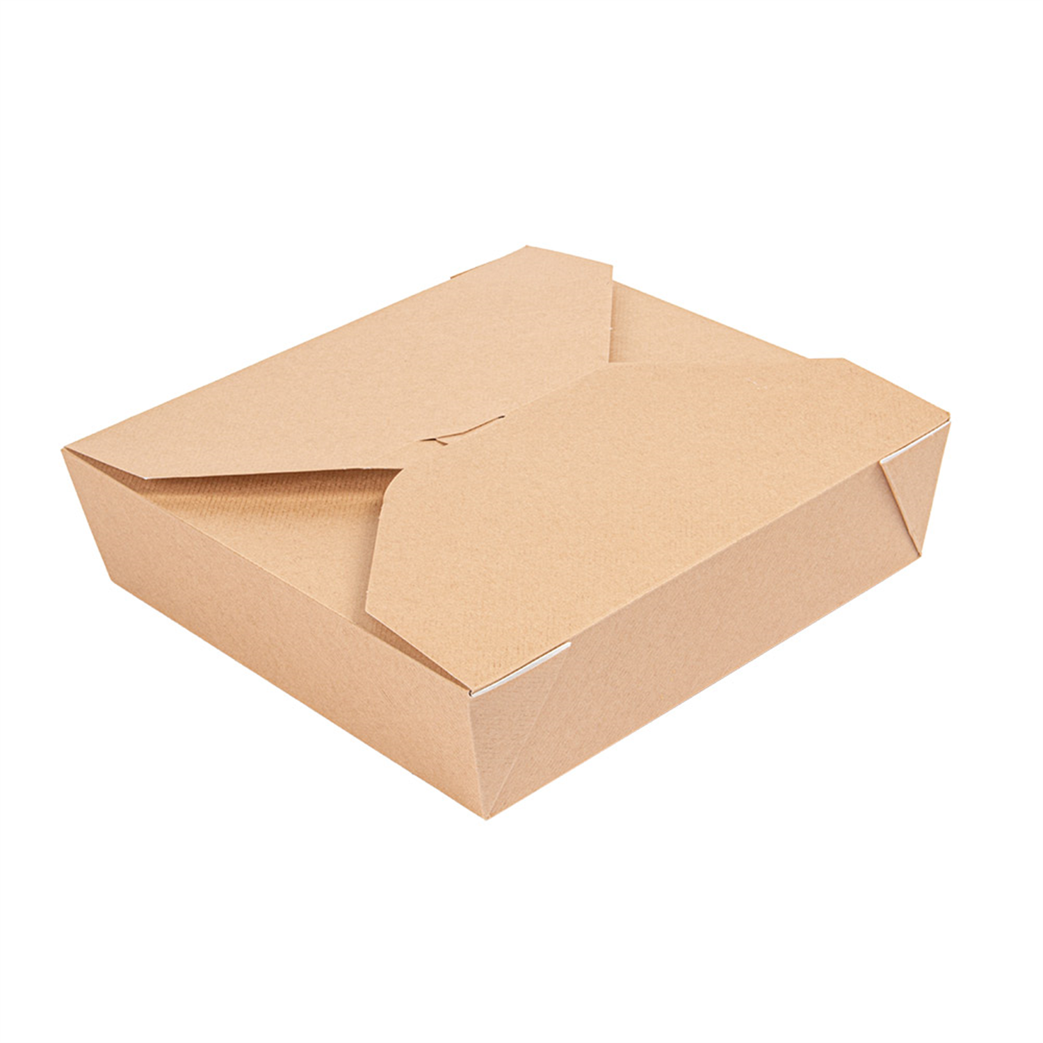 BOÎTES AMÉRICAINES MICRO-ONDABLES 1350 ML 350 G/M2+PP 15,3x12,1x6,4 CM NOIR CARTON (50 UNITÉS) - REF. 216.66 main image 1