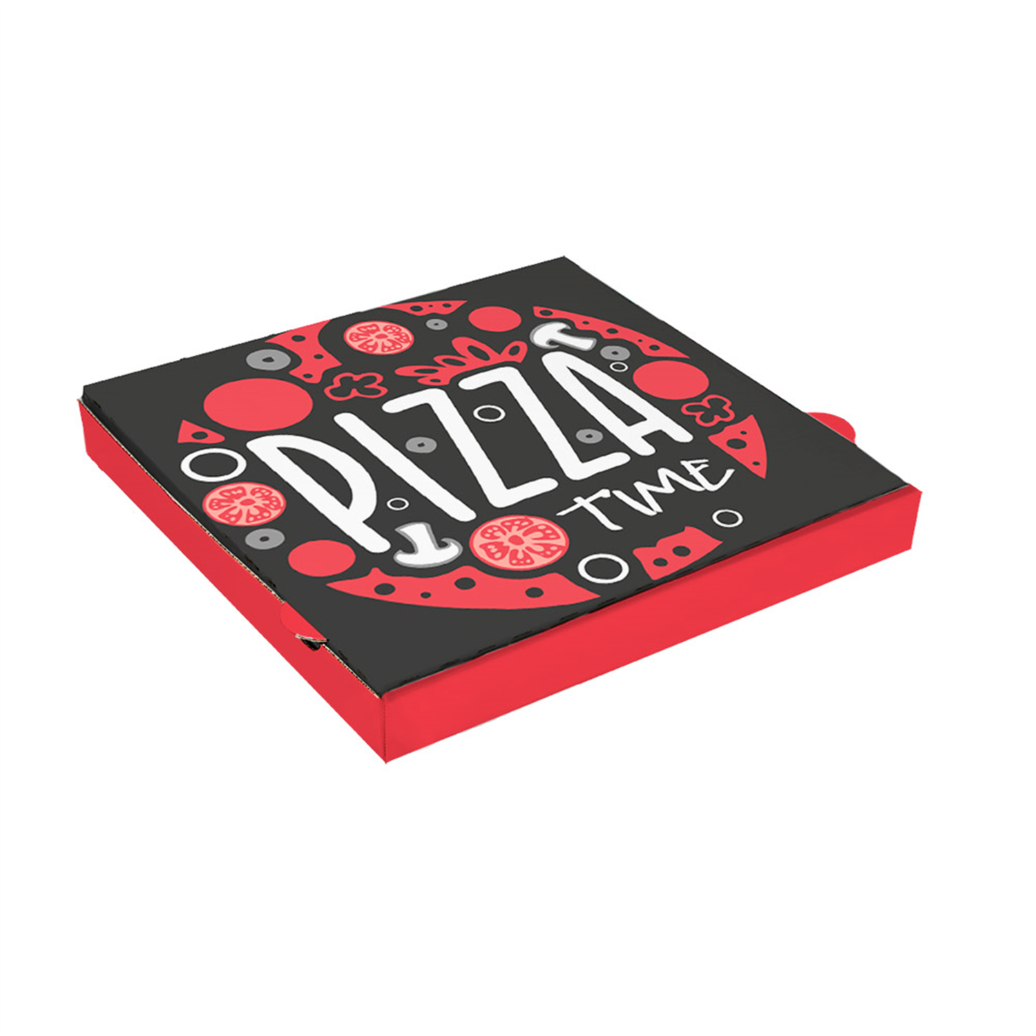 100-boites-a-pizza-en-carton-blanc-29x29x3-8-cm-motif-pizza-time-prosaveurs