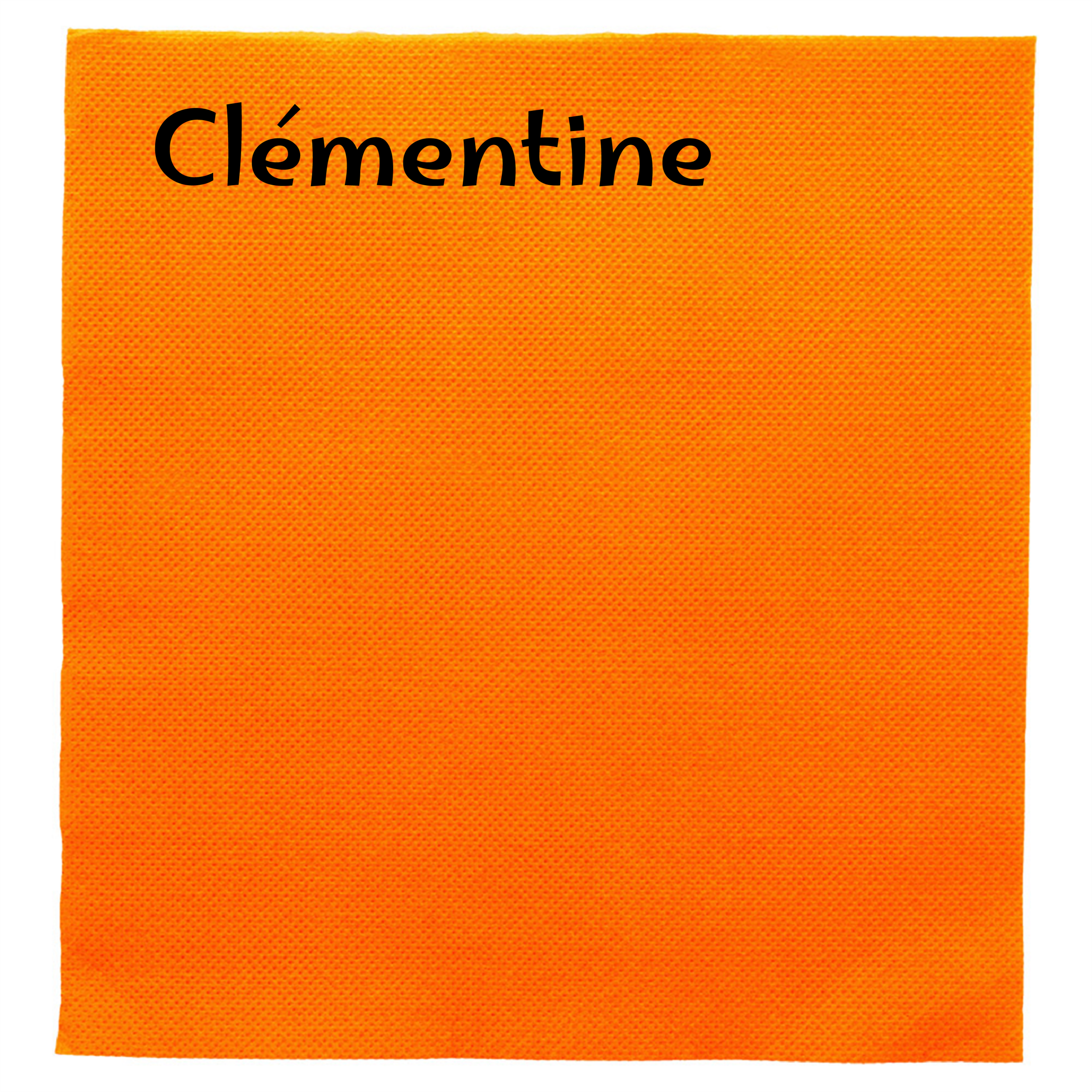 Serviette papier personnalisée Clémentine Double Point - ProSaveurs