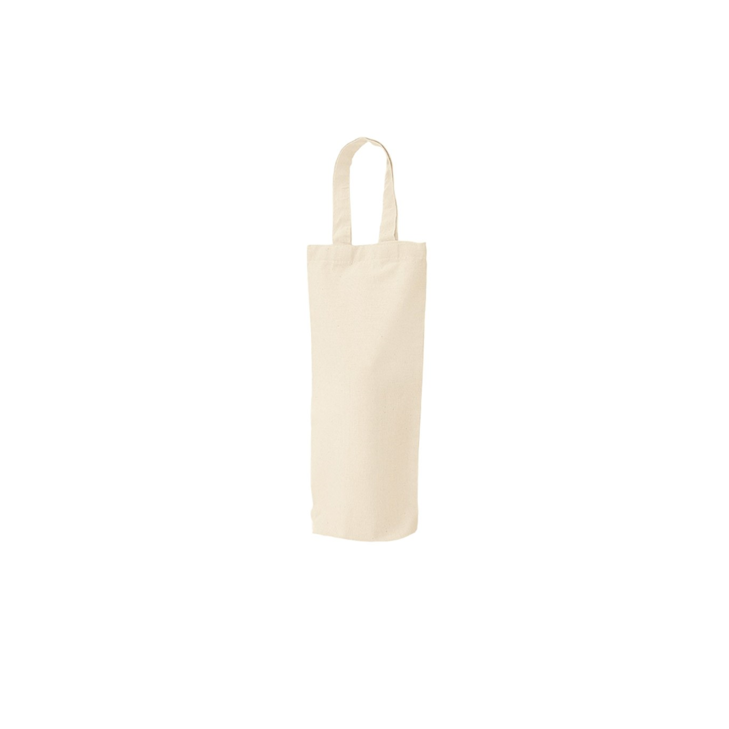 Sac cabas en coton beige 14x32 cm pour bouteille par 25 - ProSaveurs