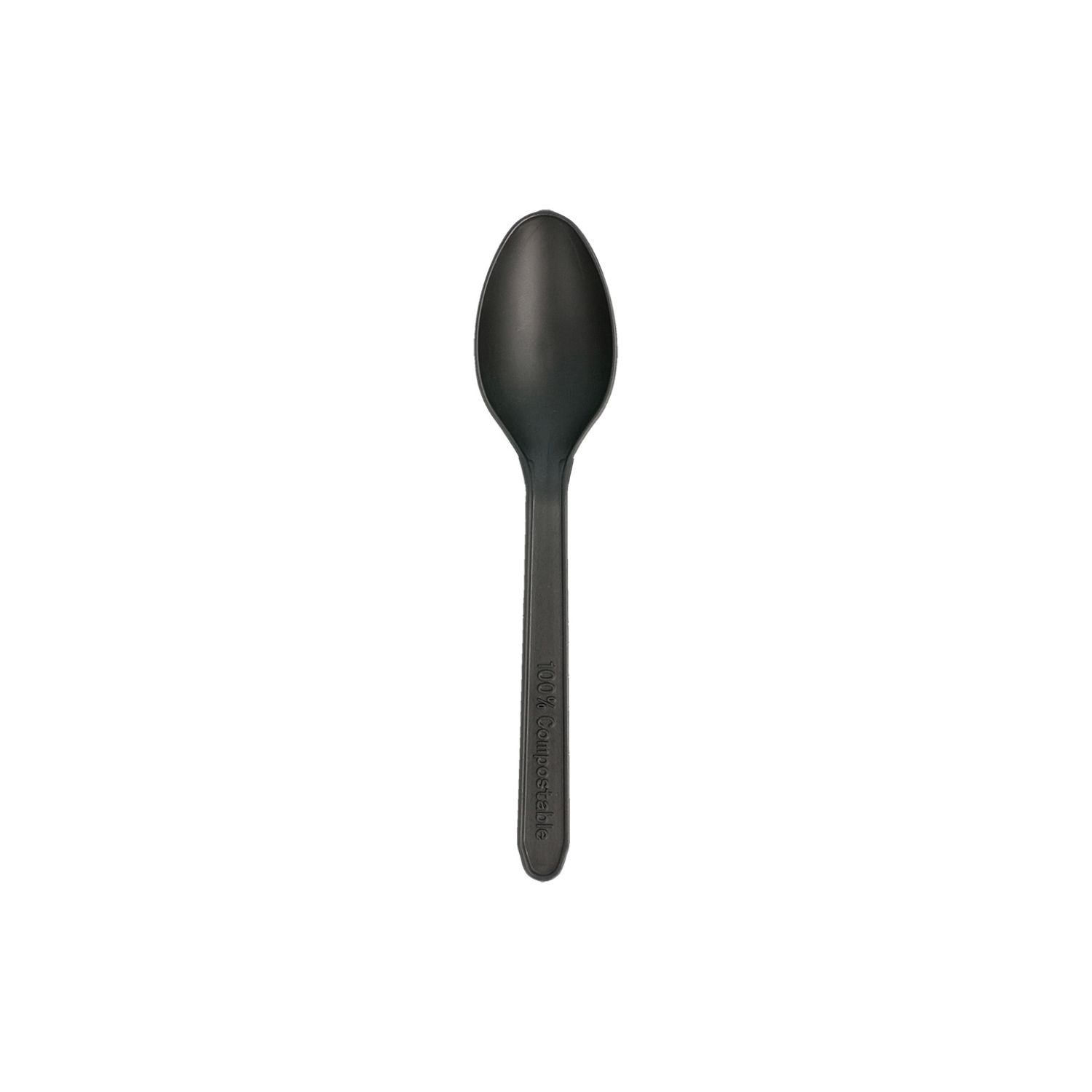 Cuillère à café noire en PLA 13 cm par 2000 - ProSaveurs