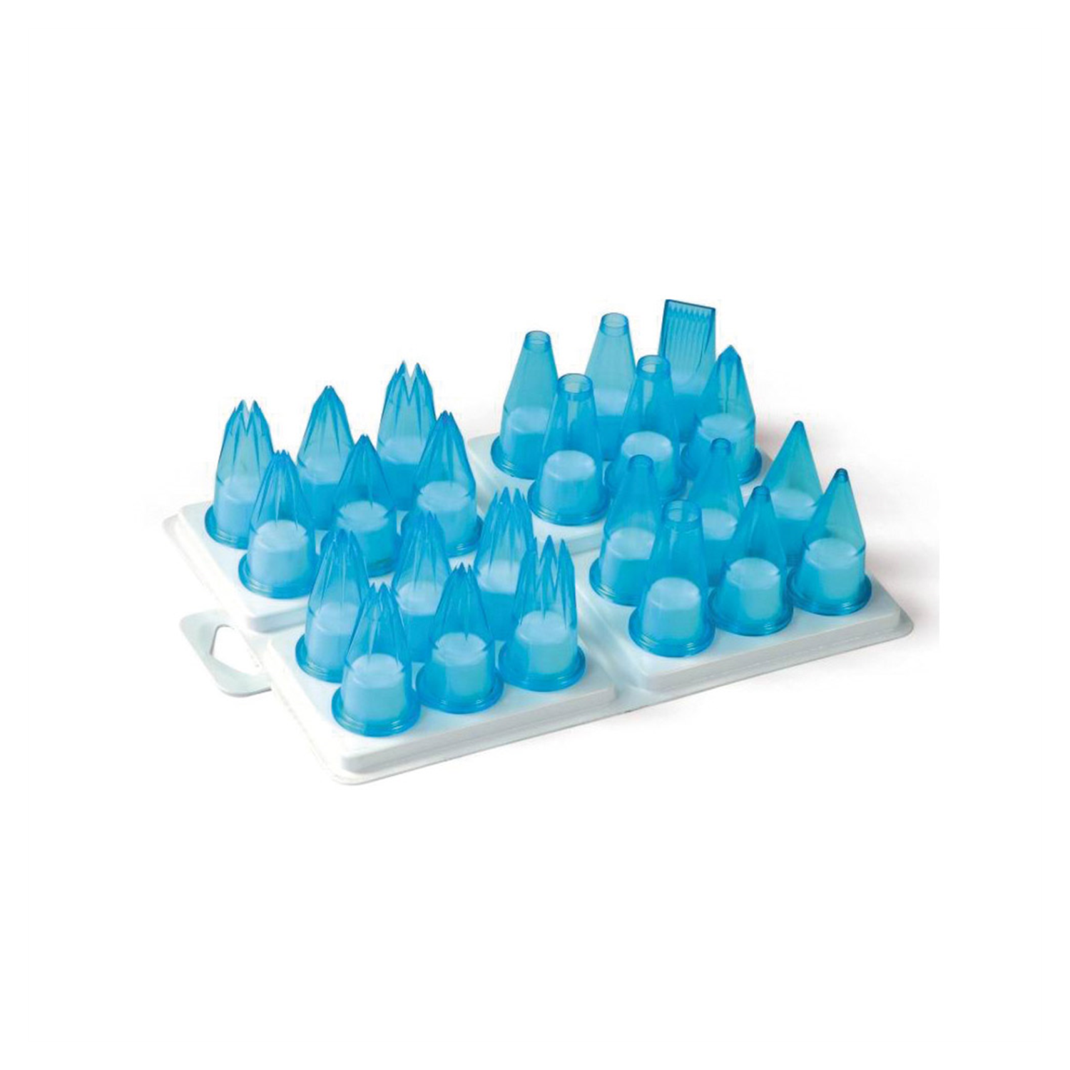 Set de 24 douilles à pâtisserie en polycarbonate