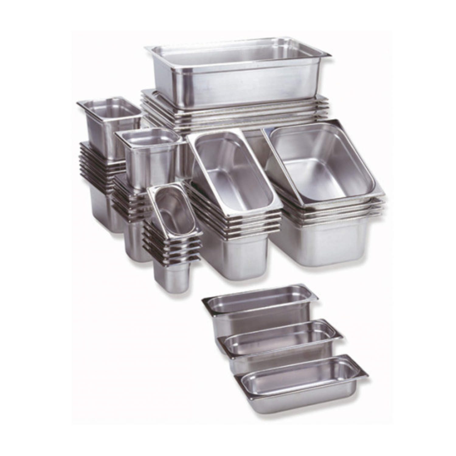 Bac Gastro en Inox GN1/1 - Hauteur 10 cm