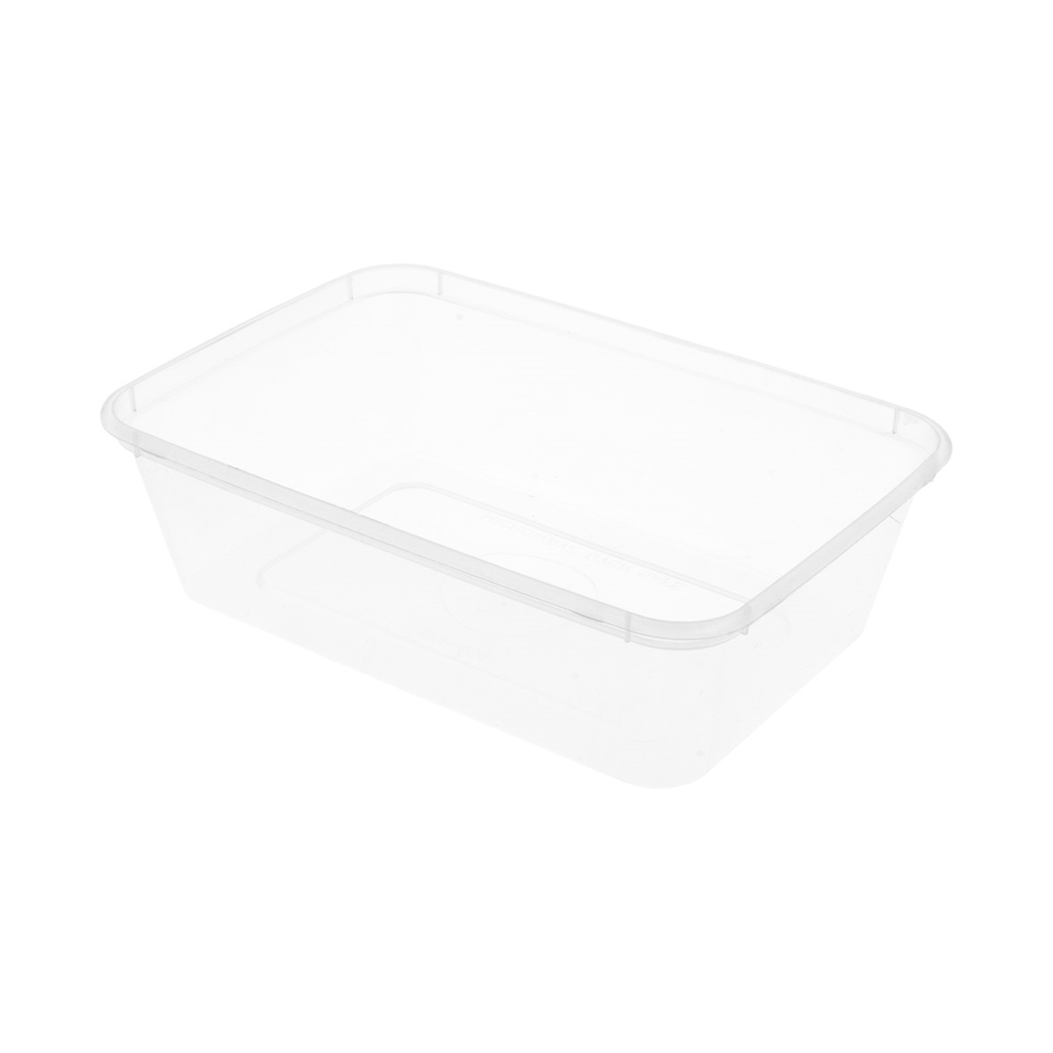 Barquette en PP translucide 650 ml par 500