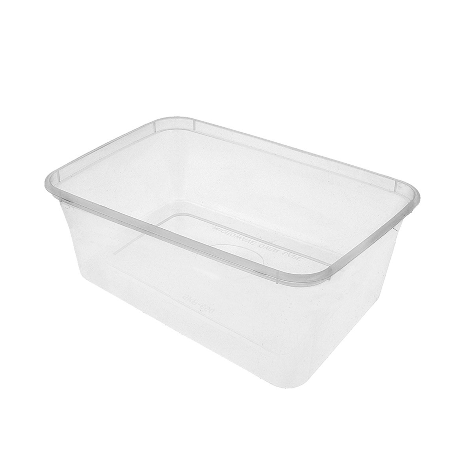 Barquette en PP translucide 750 ml par 500