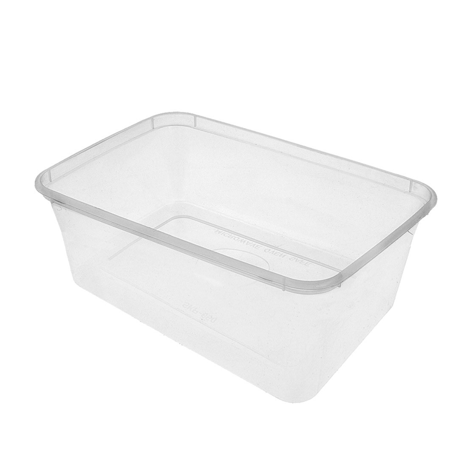 Barquette en PP translucide 1000 ml par 500