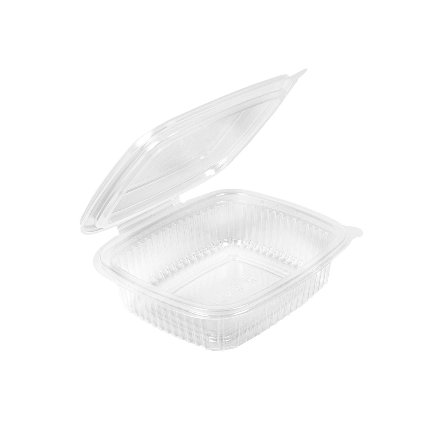 Barquette 375 ml en PP avec couvercle charnière par 300