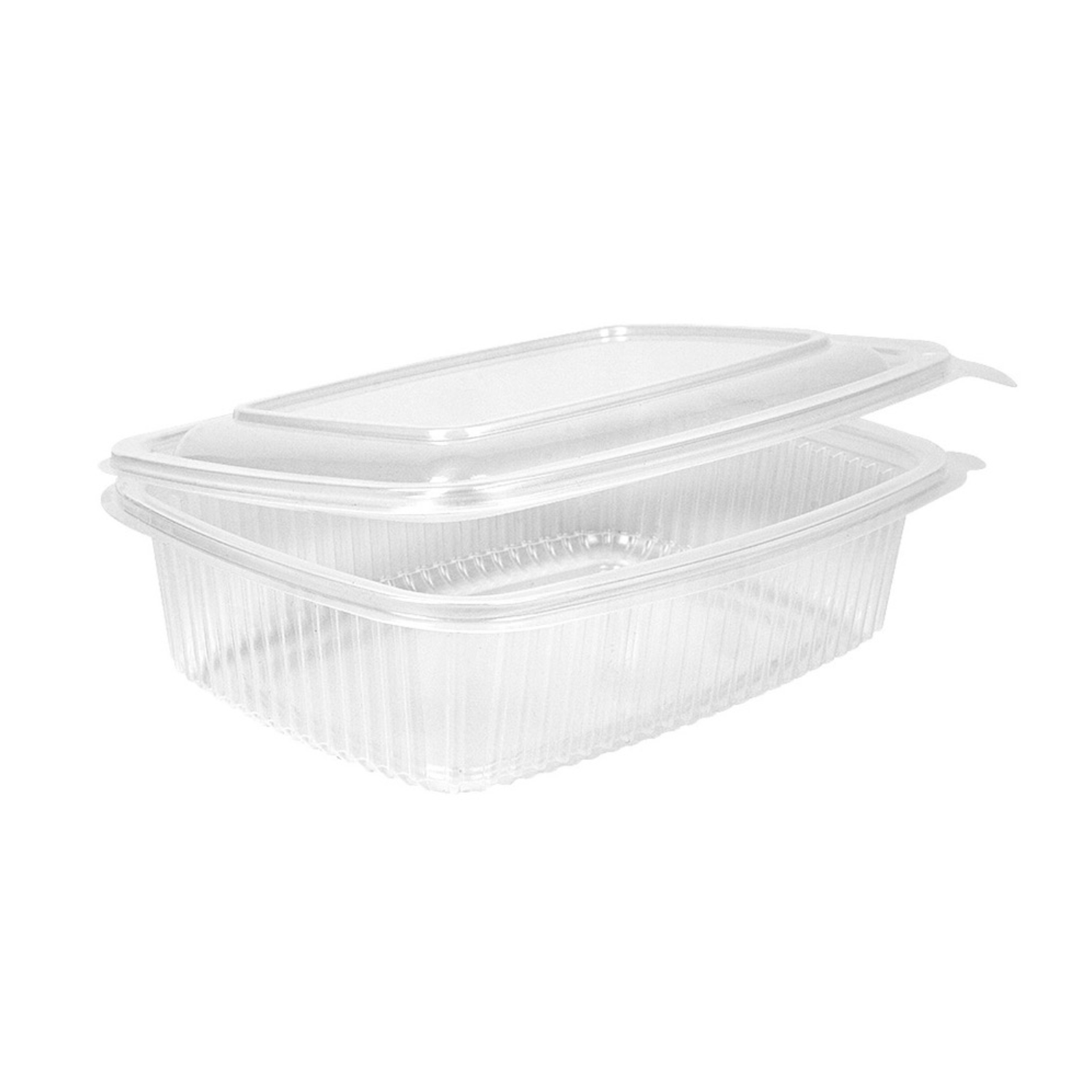 Barquette 750 ml en PP avec couvercle charnière par 400