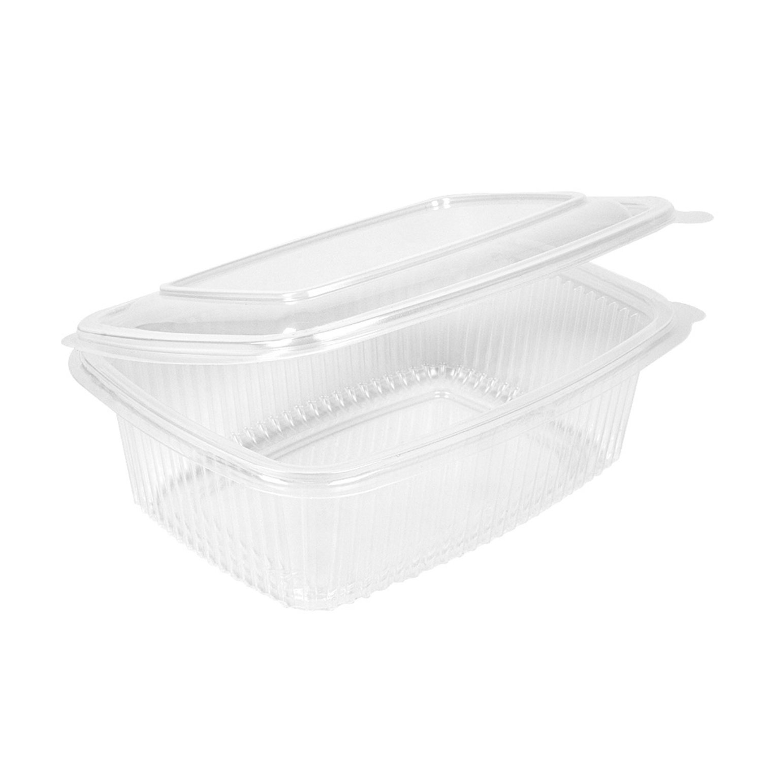 Barquette 1000 ml en PP avec couvercle charnière par 400