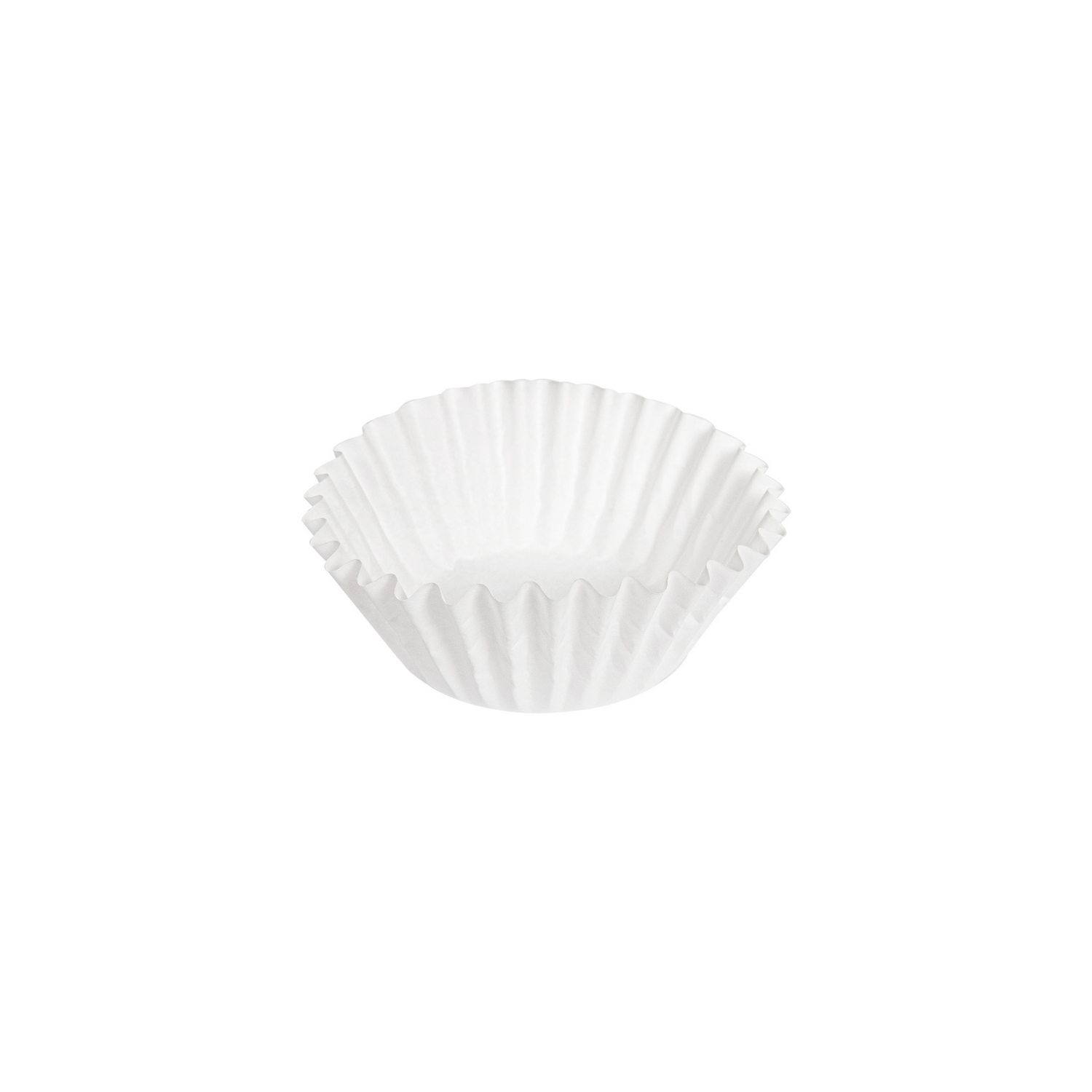 Caissette cupcake en papier blanc S par 500