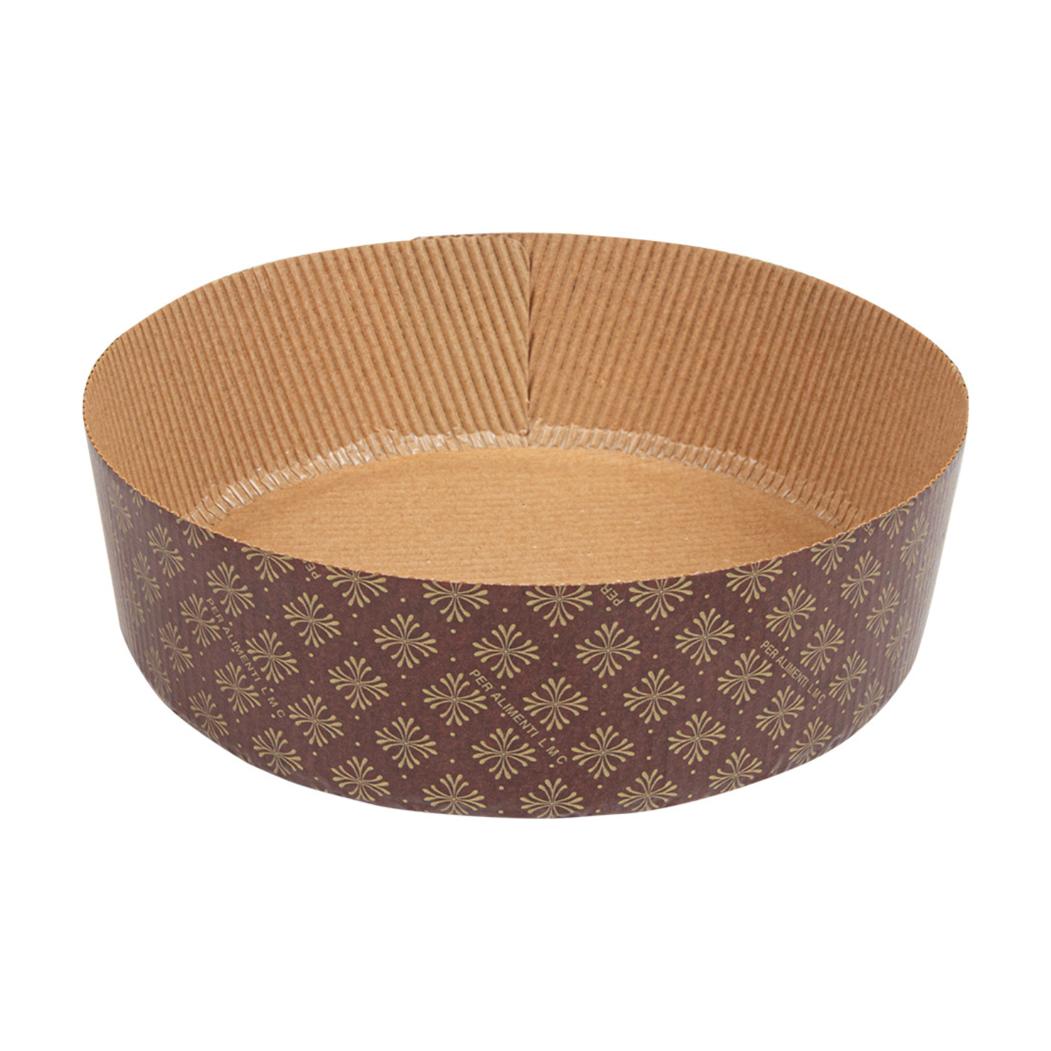 Moule à panettone en carton diamètre 19 cm par 390