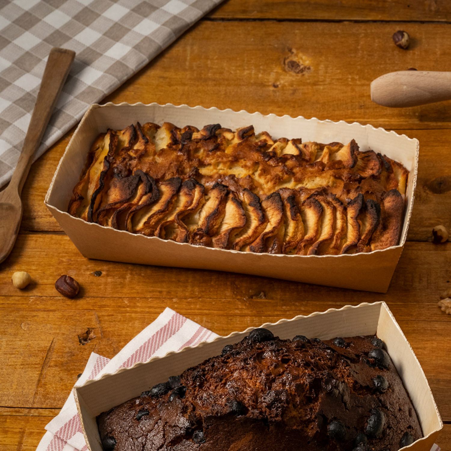 Moule à cake en carton kraft 20x7x6 cm par 300 - ProSaveurs