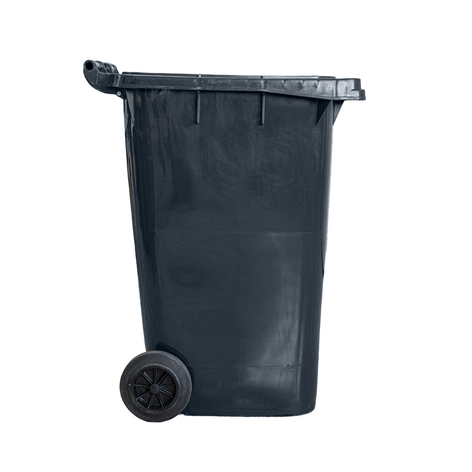Poubelle conteneur 240 litres grise avec 2 roues - ProSaveurs