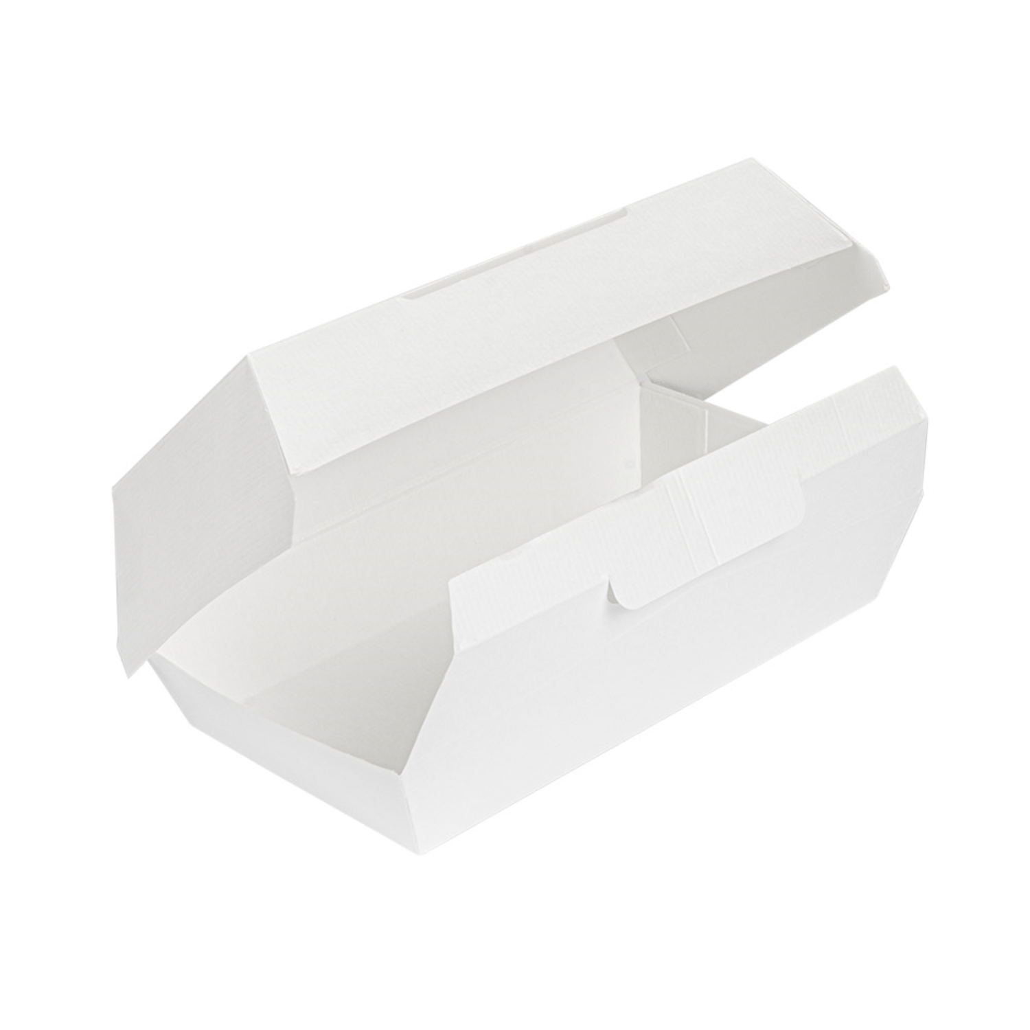 Boîte repas 20x12x7 cm blanche - ProSaveurs