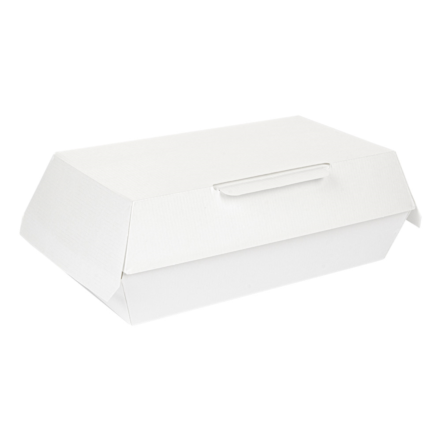 Boîte repas 20x12x7 cm blanche par 300