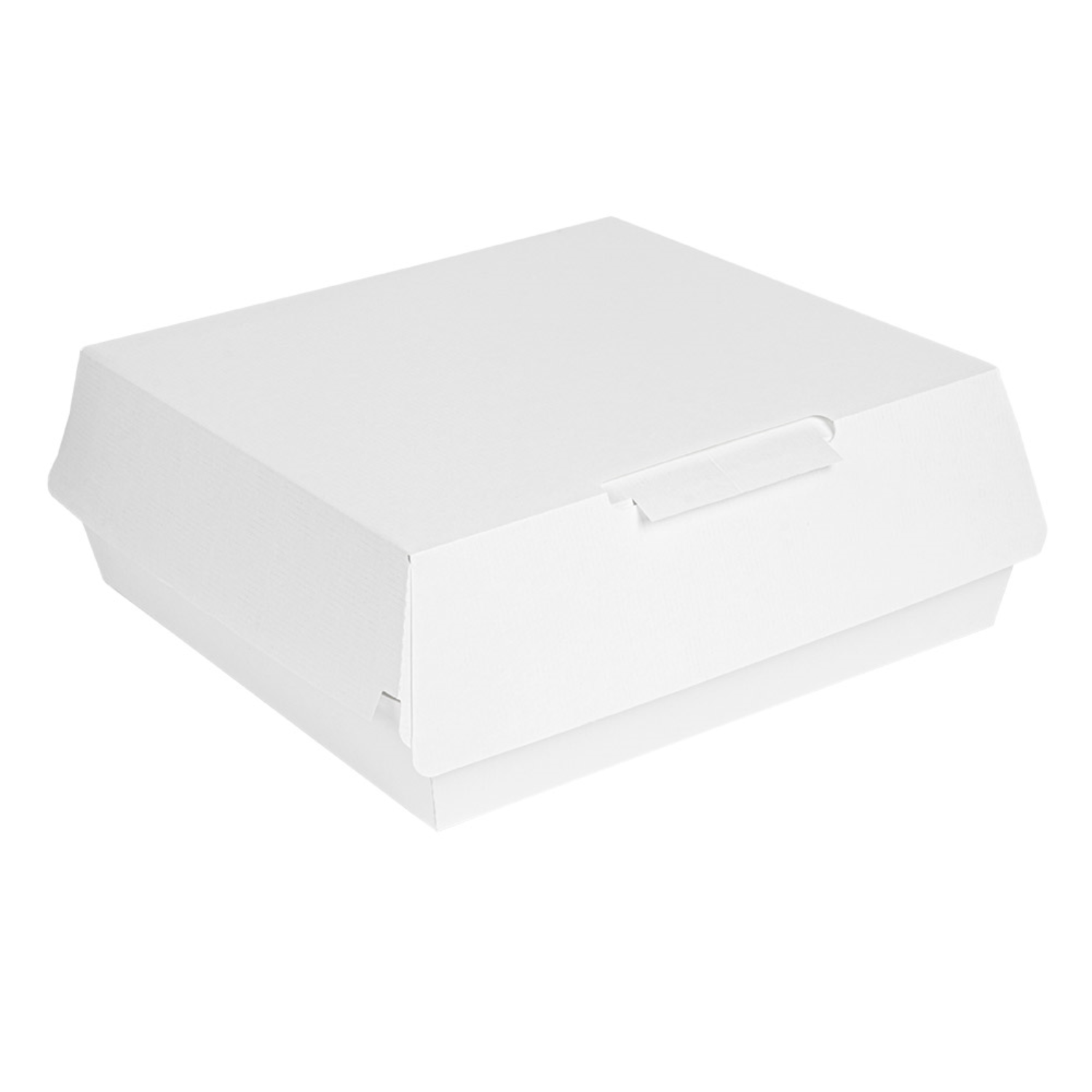 Boîte repas 24x24x9 cm blanche par 150