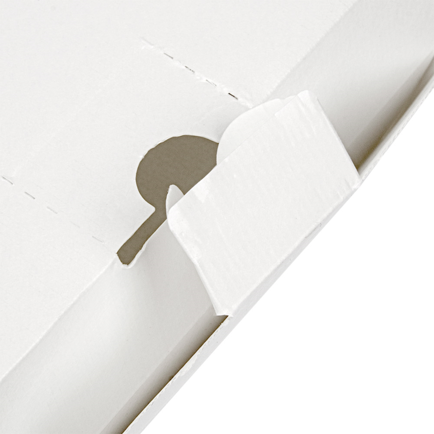 Boîte repas 20x13x7 cm blanche Paperlock - ProSaveurs