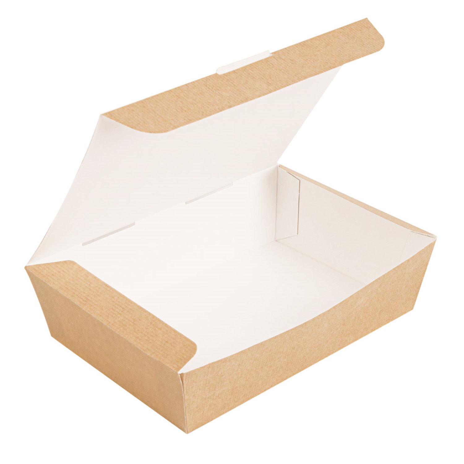Boîte repas 21x18x6 cm kraft - ProSaveurs