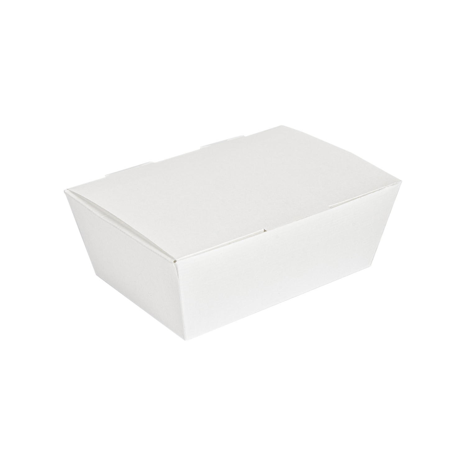 Boîte repas 14x10x5 cm blanche par 480