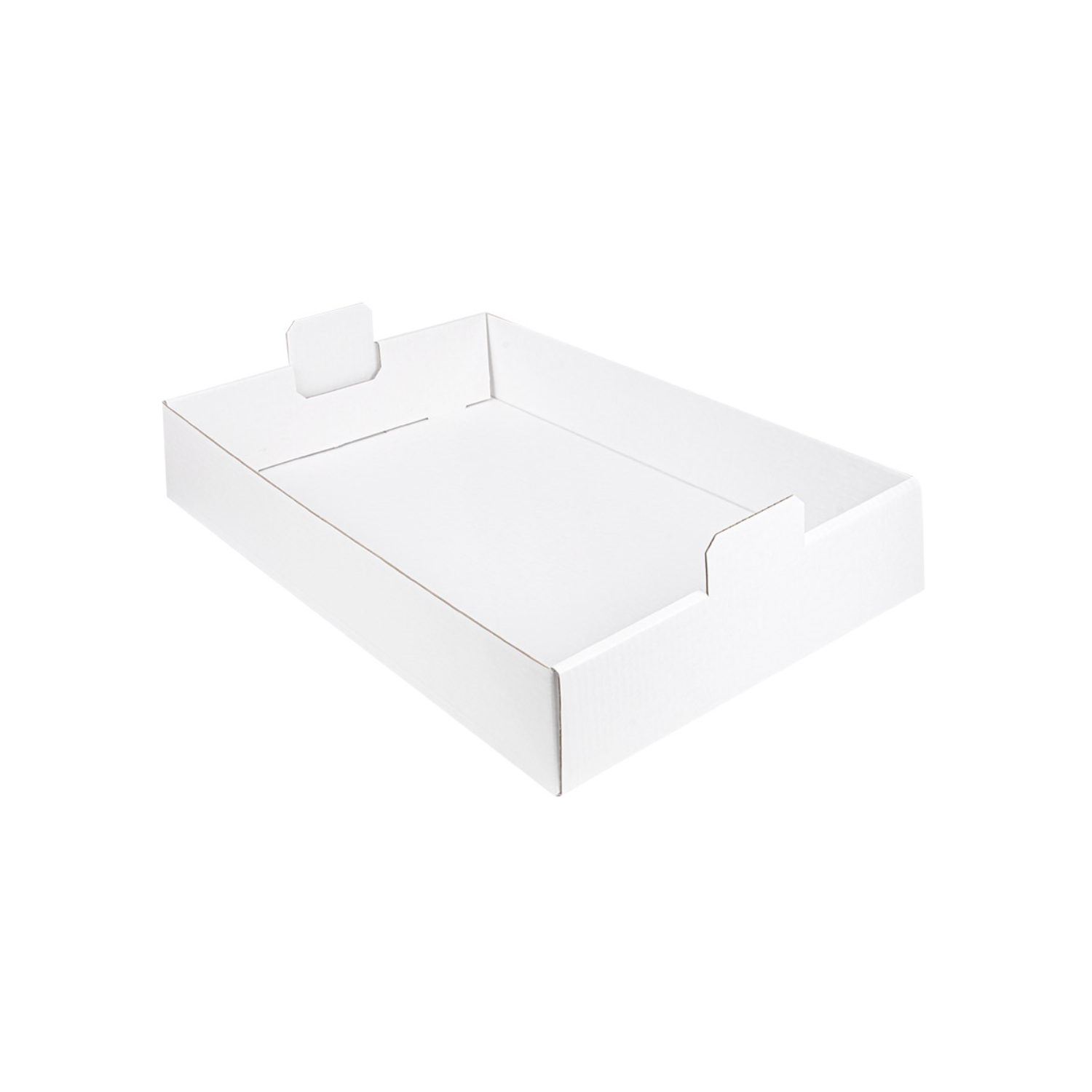 Plateau de transport blanc 55x39x10 cm par 50