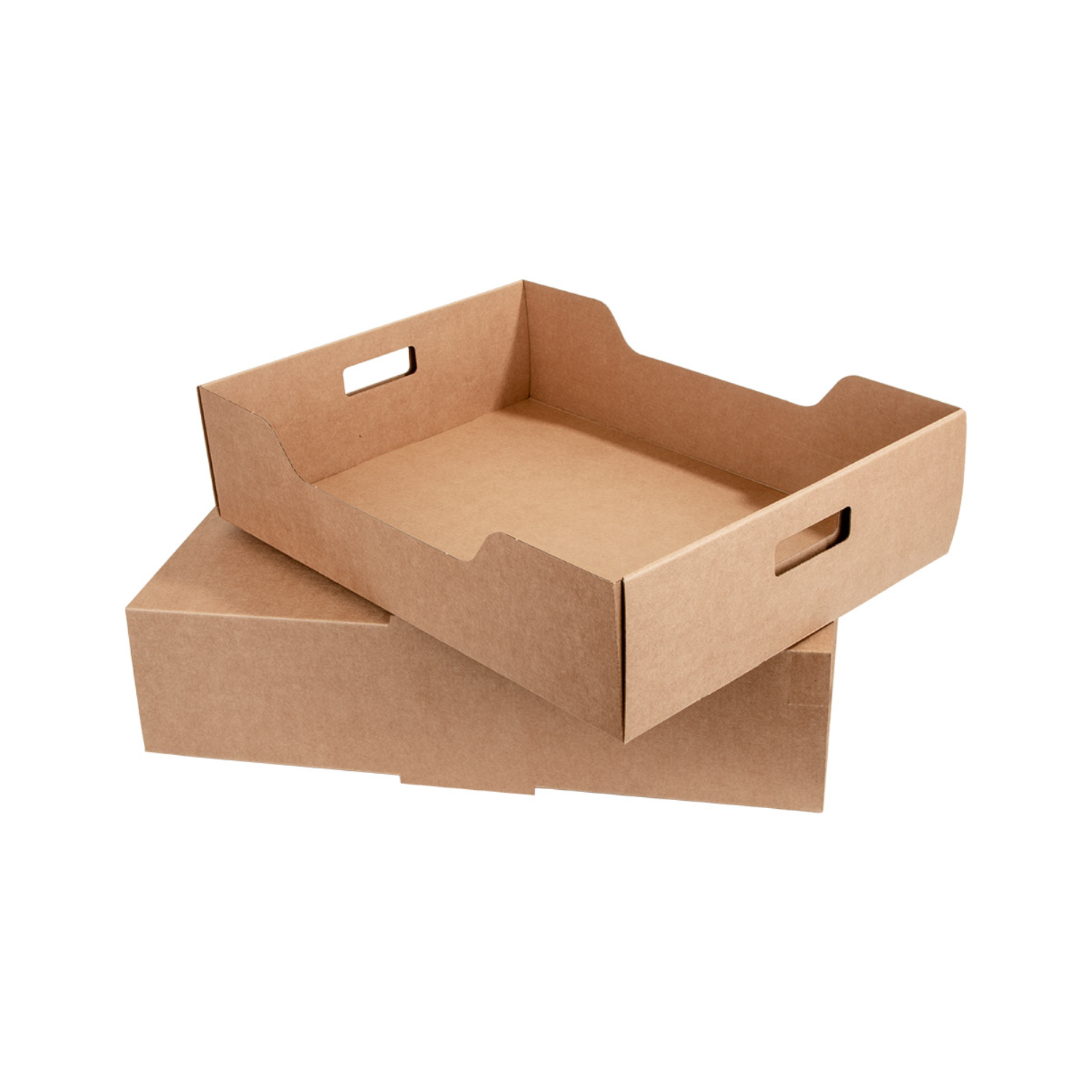 Boîte de transport kraft 46x34x12 cm - ProSaveurs
