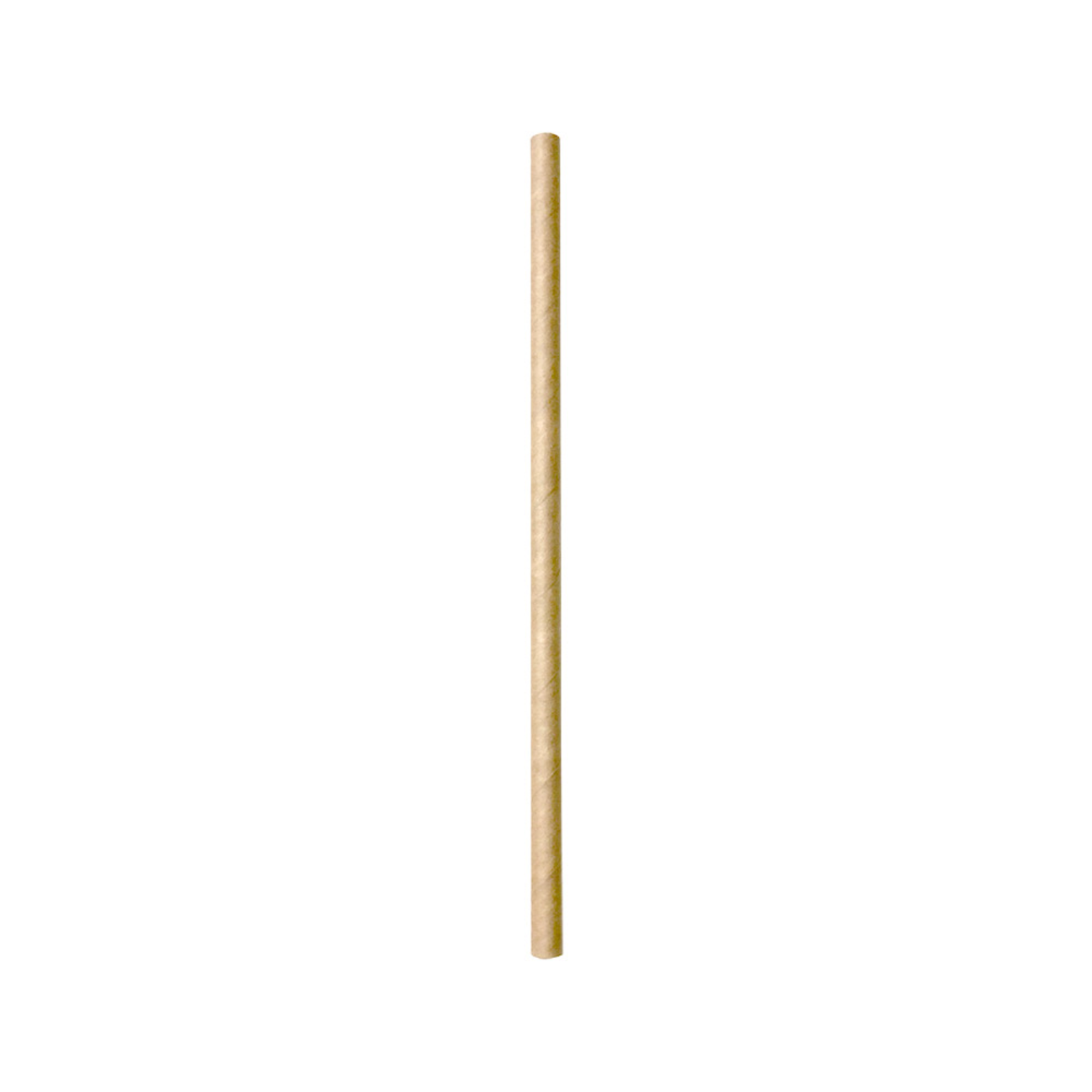 Pailles en papier naturel 14 cm diam 0.6 cm emballée individuellement par 3000 - ProSaveurs