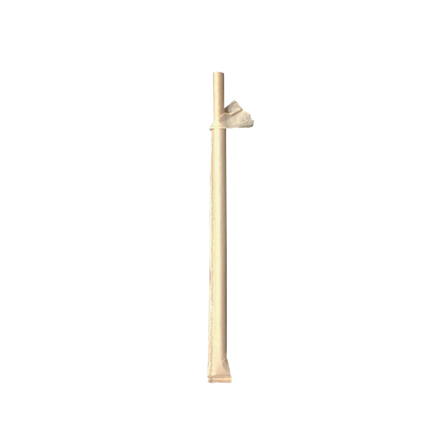 Pailles en papier naturel 14 cm diam 0.6 cm emballée individuellement - ProSaveurs