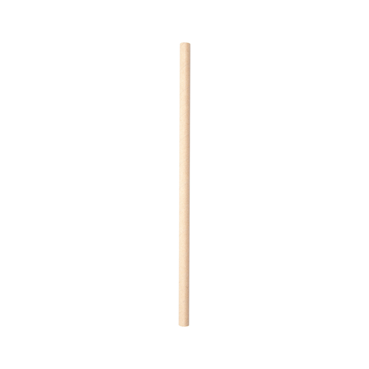Paille en papier naturel 20 cm diam 0.8 cm par 3000