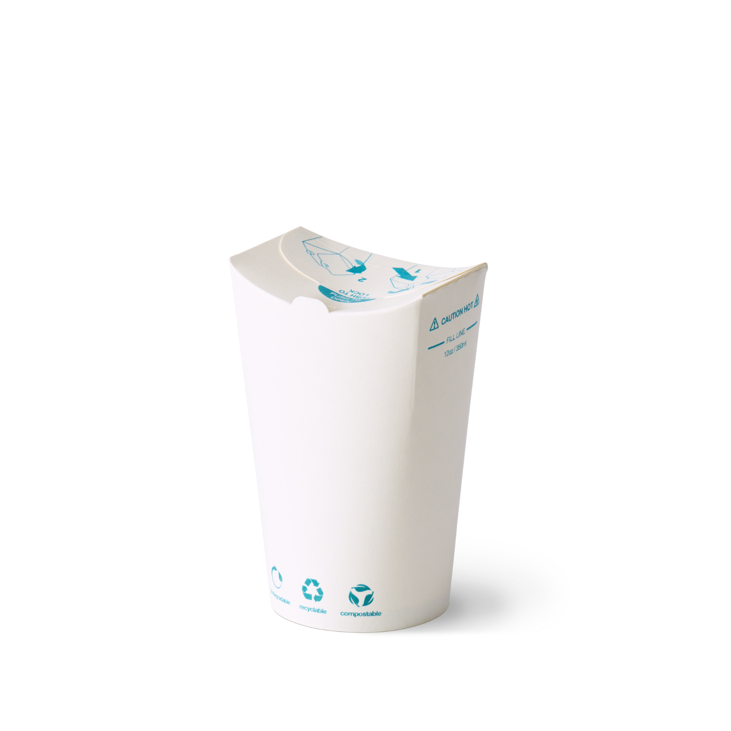 Gobelet carton tout-en-un 12oz - ProSaveurs