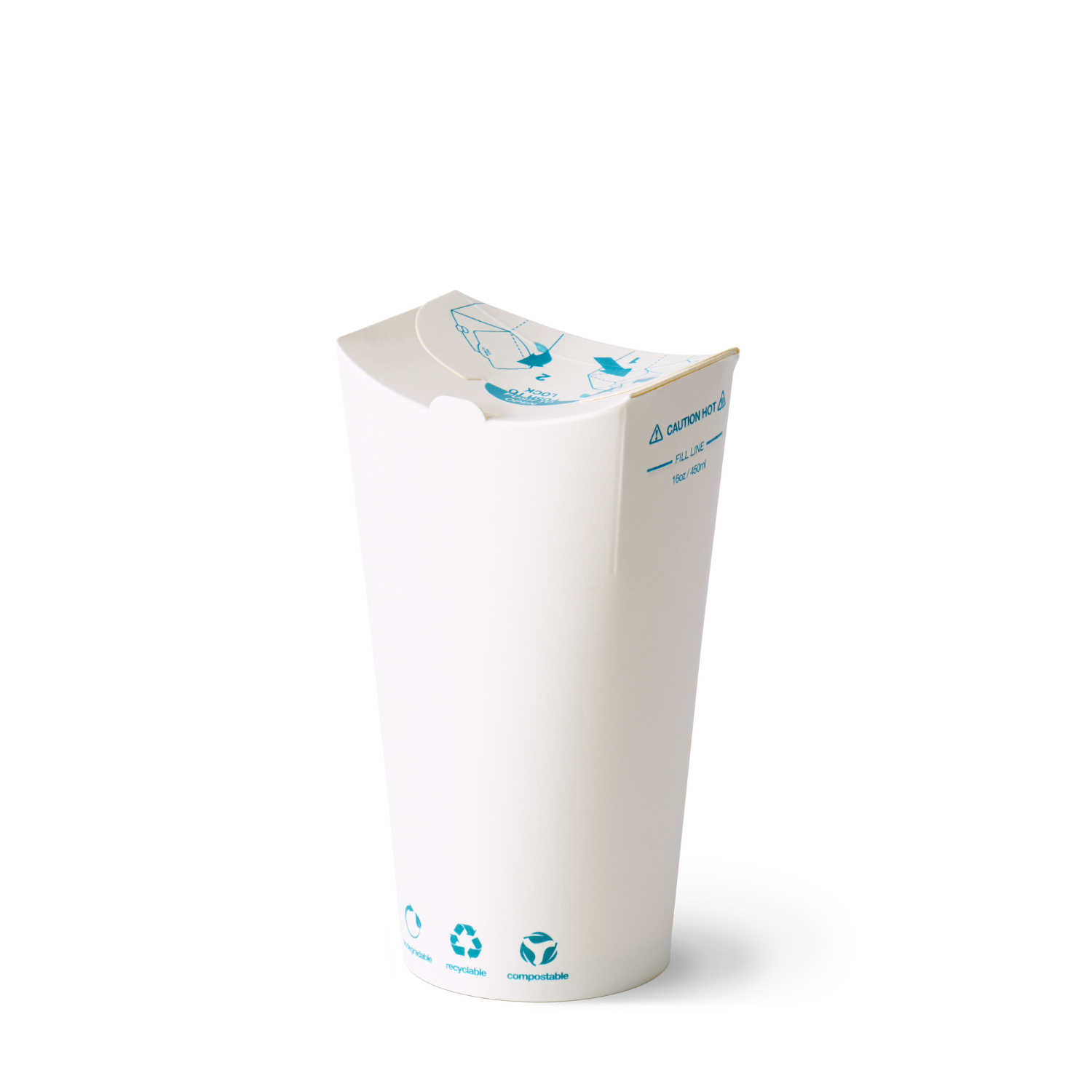 Gobelet carton tout-en-un 16oz - ProSaveurs