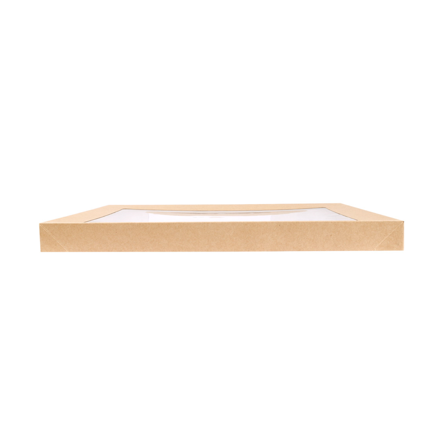 Couvercle avec fenêtre pour boite kraft M - ProSaveurs