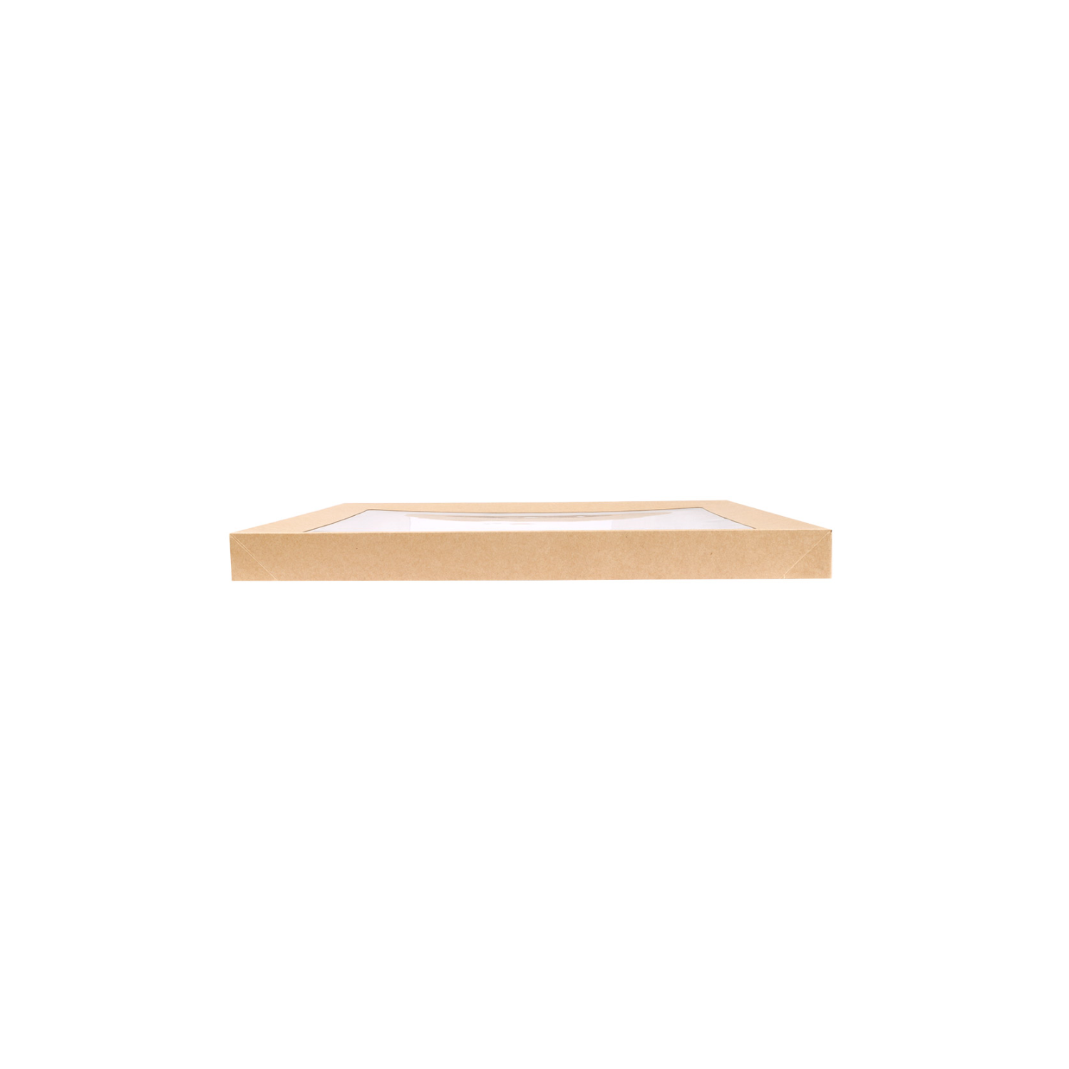 Couvercle avec fenêtre pour boite kraft XS - ProSaveurs