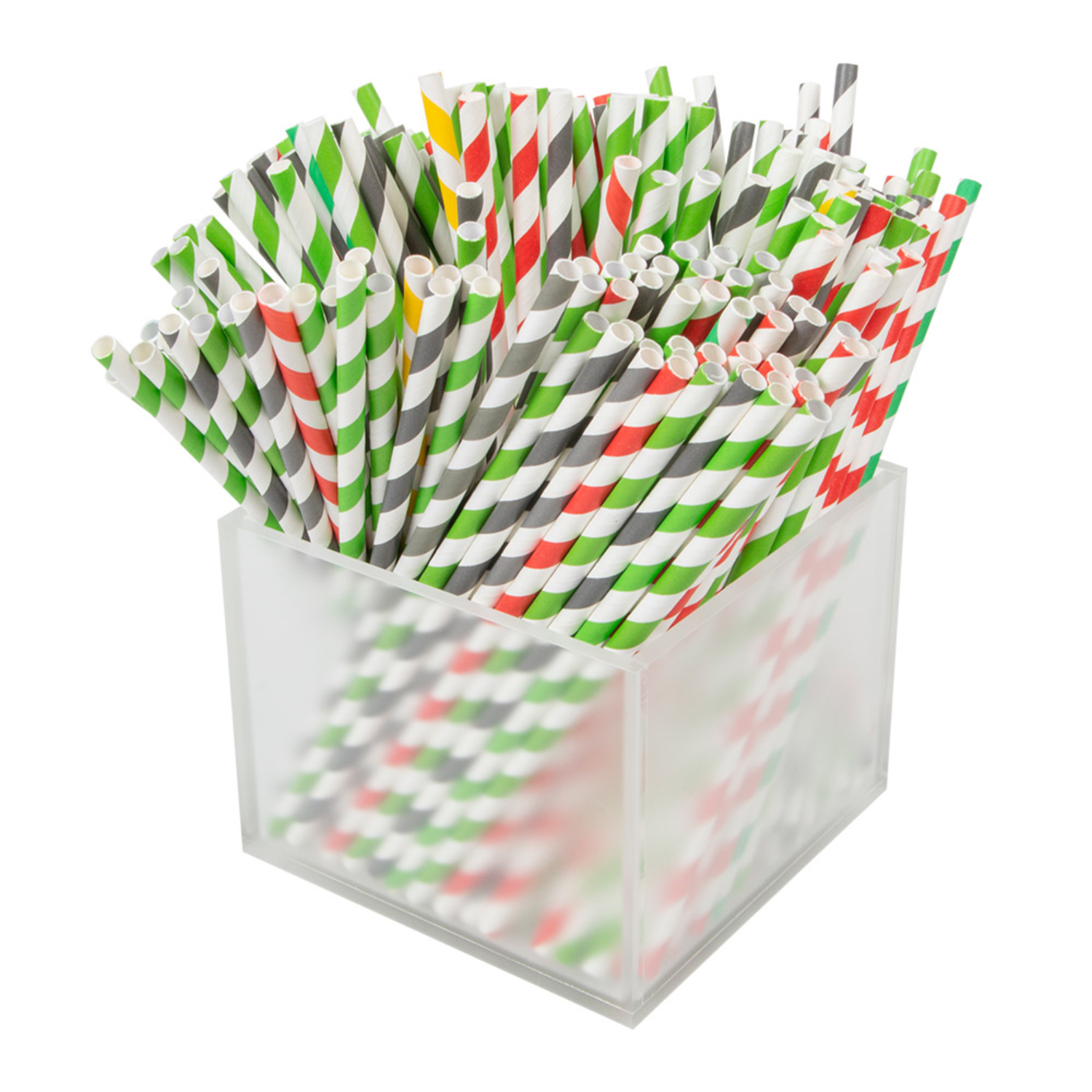 Porte pailles 12,5x12,5x10 cm par 12