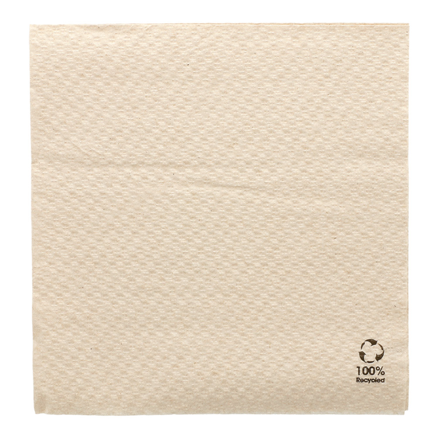 Serviette de table 1 pli recyclée 33x33 (carton de 3000)