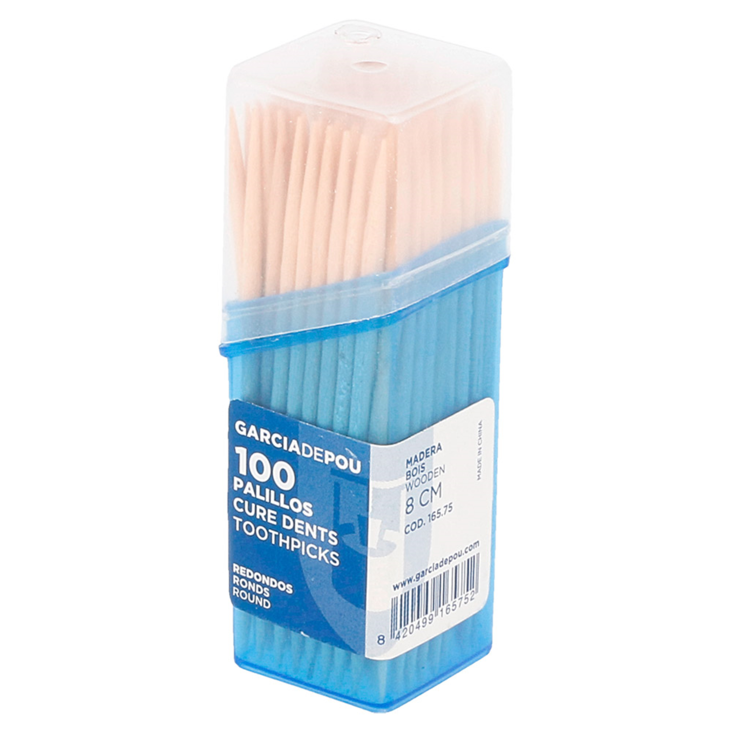 Cure dents en bois ronds - 6,5cm - ProSaveurs
