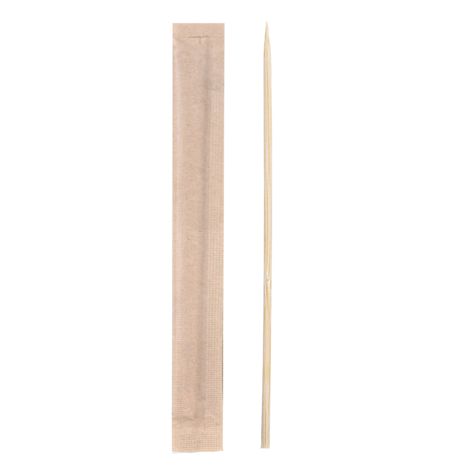 Cure dents 6cm5 enveloppés kraft 9cm par 1000