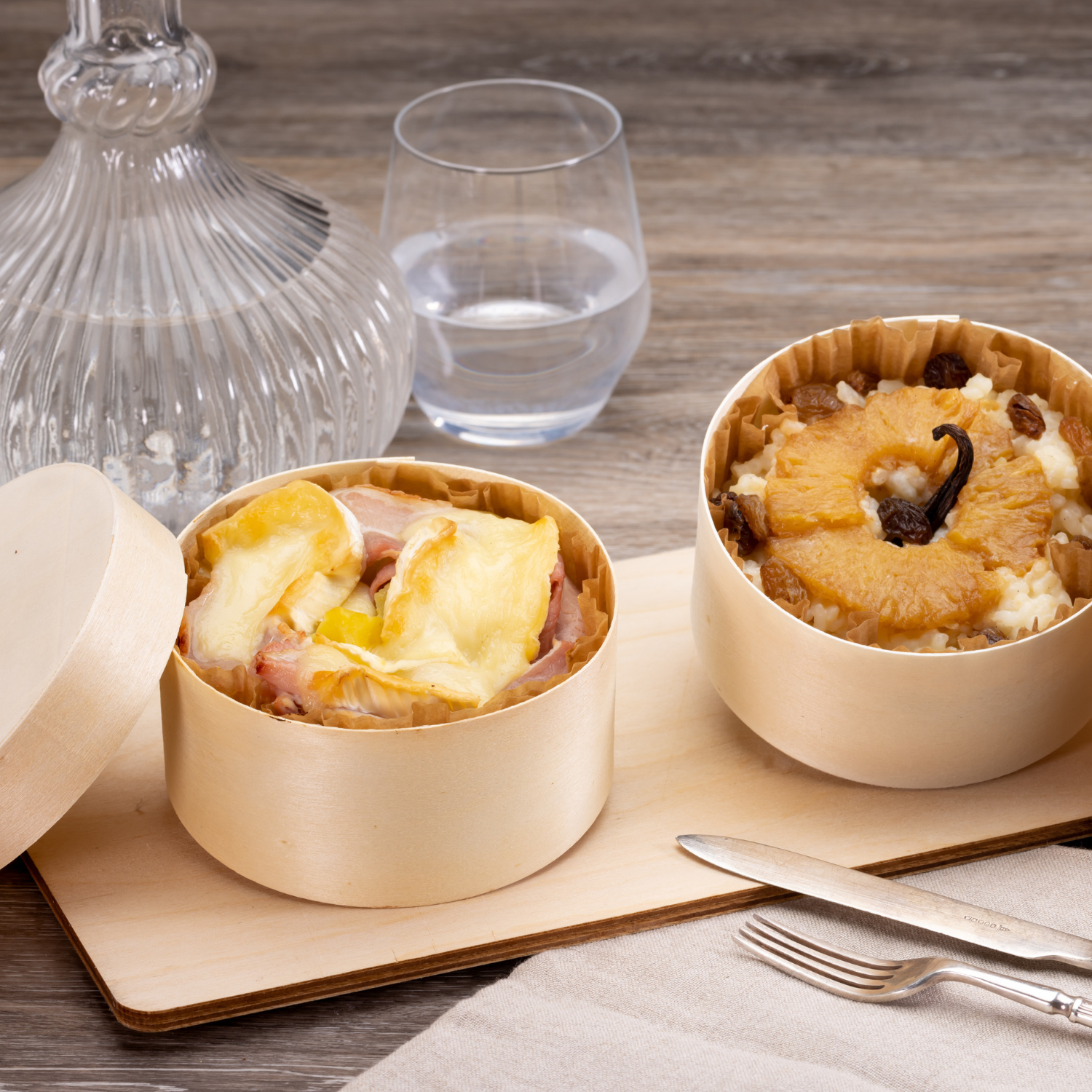 Boîte camembert diamètre 11 cm - Panibois - ProSaveurs - Boite ronde en bois pour Grazing tables