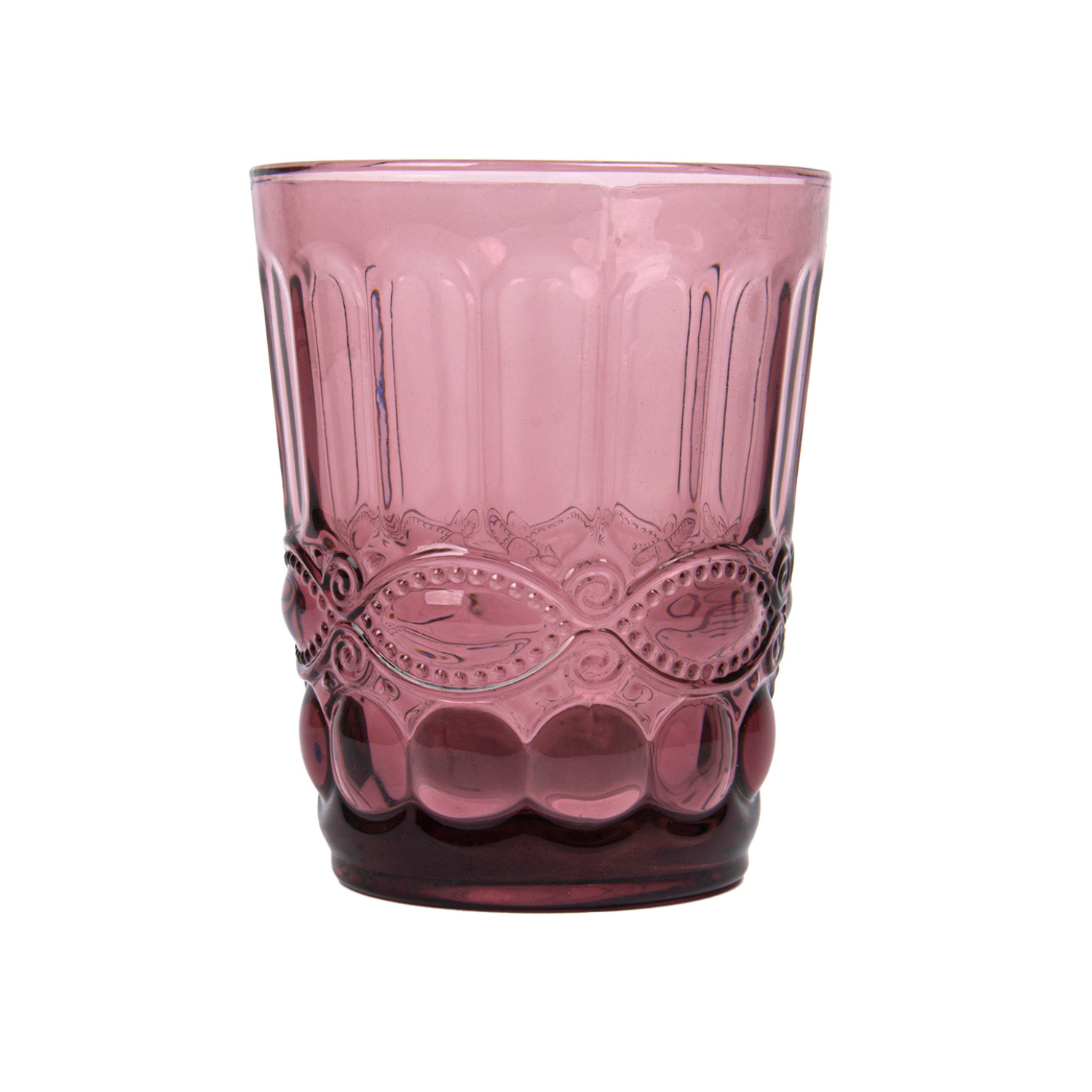 Gobelet en verre lavande 250 ml par 6