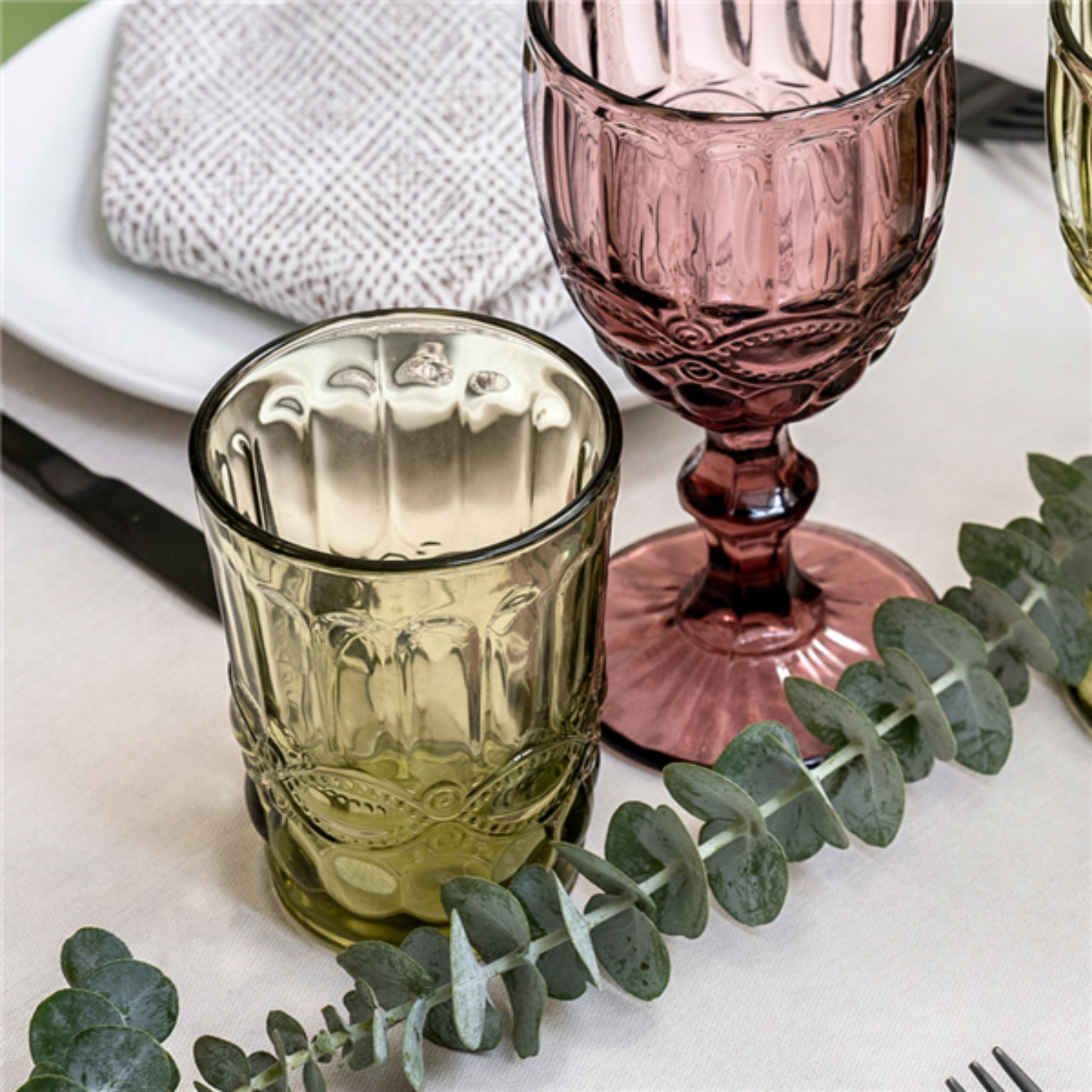Gobelet en verre vert - ProSaveurs
