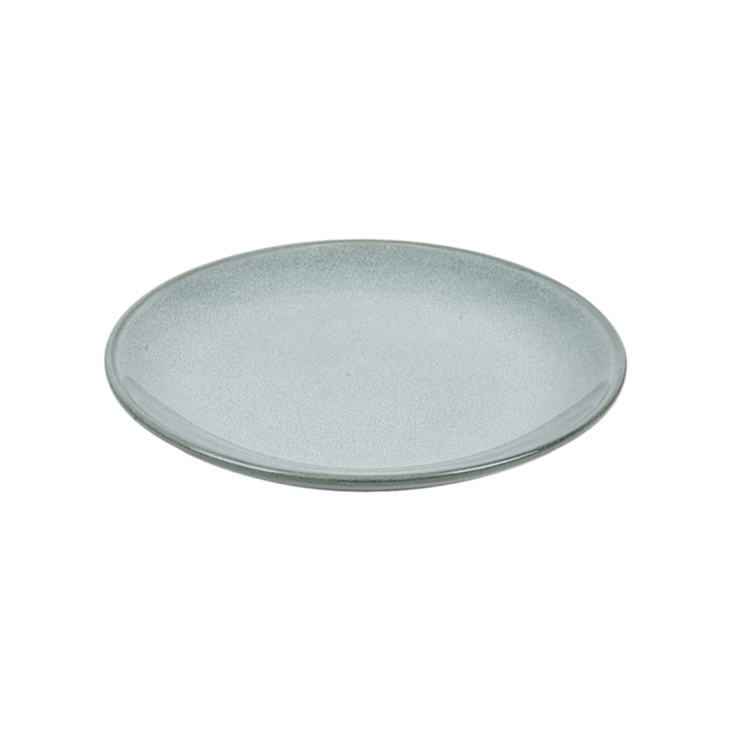 Assiette ronde en grès gris vert 21 cm - Vaisselle en grès - ProSaveurs